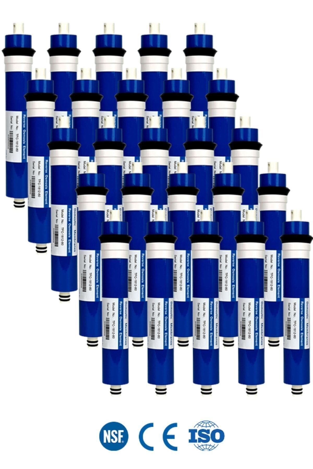 Filter Store Su Arıtma Cihazı Uyumlu Yeni Nesil 80 Gpd Domestic Membran Yüksek Sarım Teknolojili 25 Adet