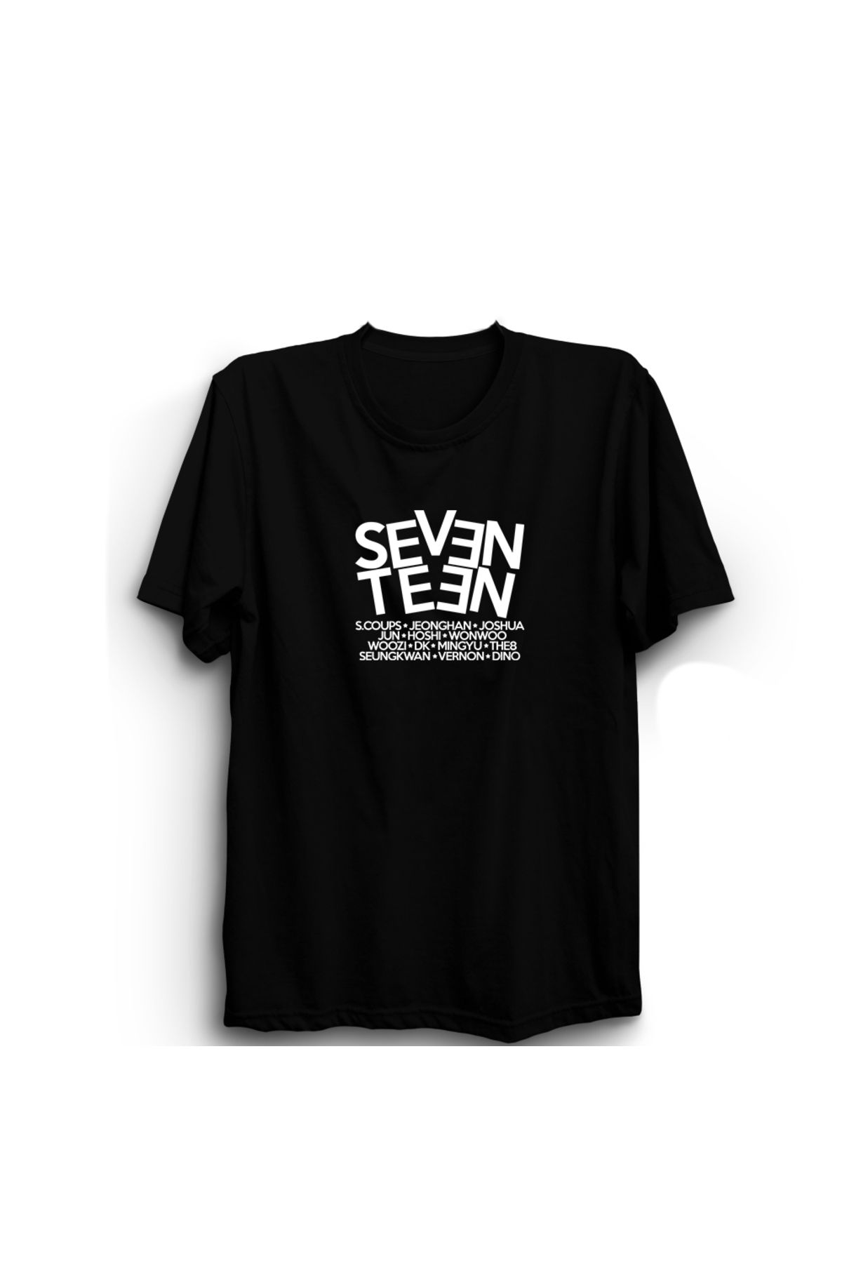 The Fame Seventeen, Korea, Hiphop Rap Baskılı Unisex %100 Pamuk Tişört
