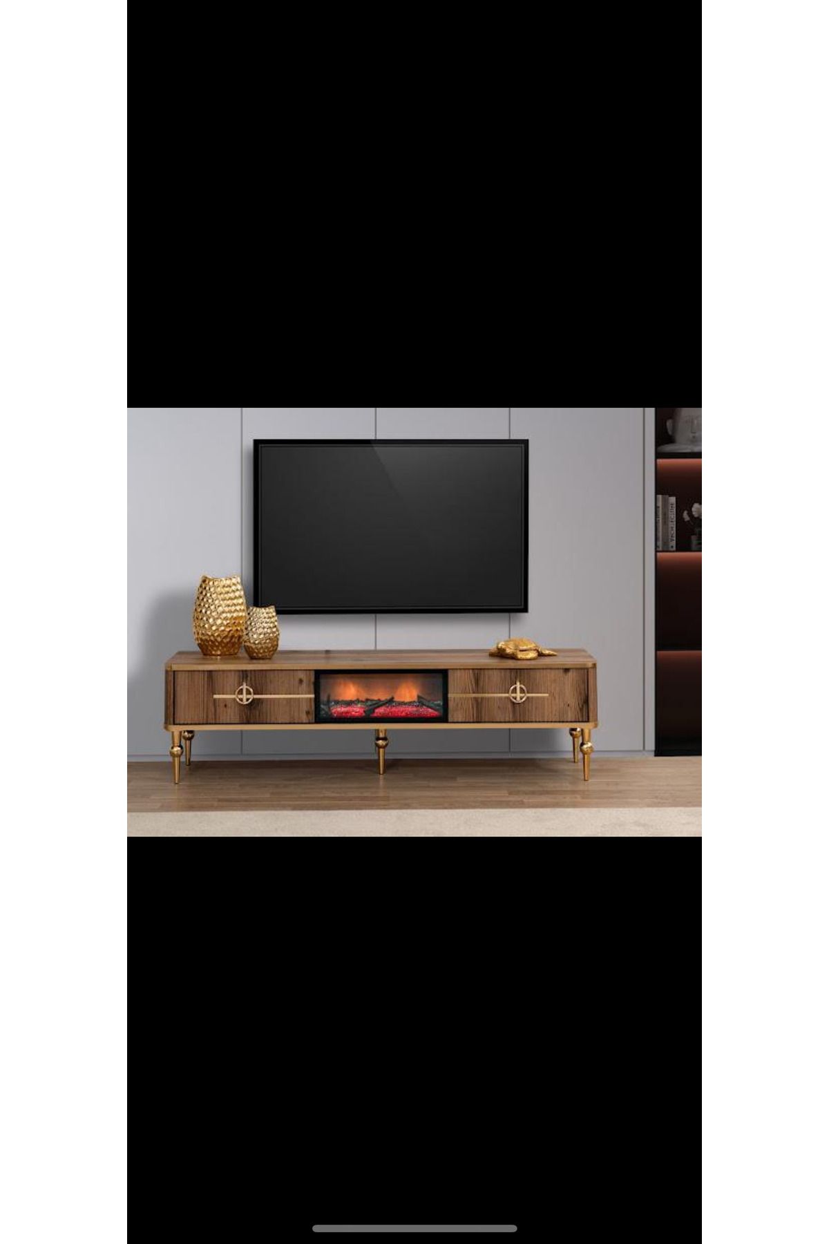 LNDHOME STORE ASEL ŞÖMİNELİ TV ÜNİTESİ