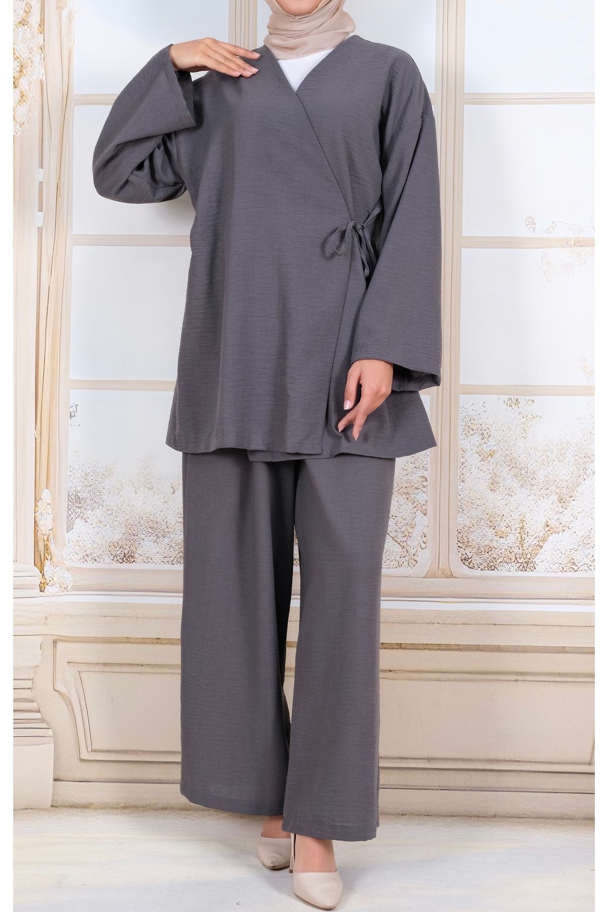 Hoçe KİMONO PANTOLON İKİLİ TAKIM