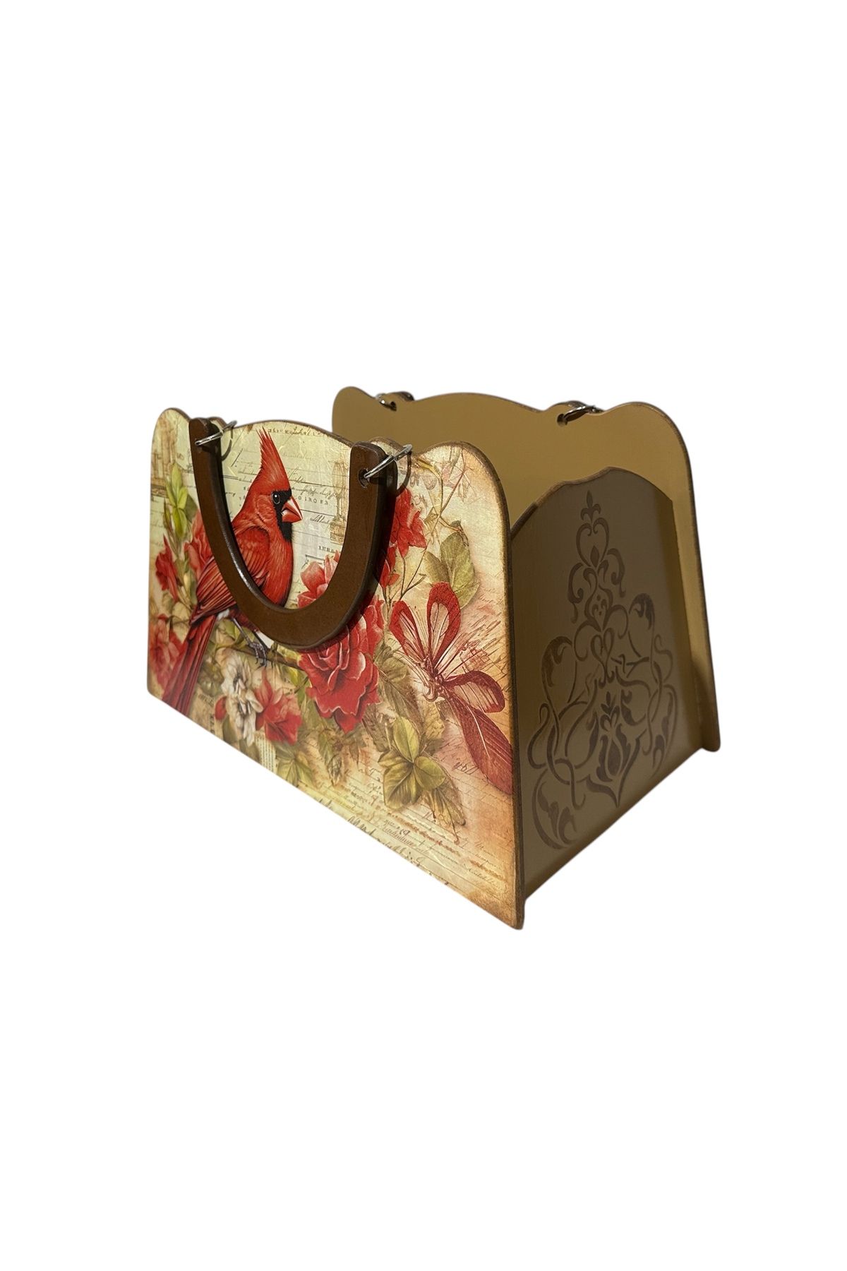 bygdesign Anneler Gününe Özel ,ahşap Çanta Kutu & Organizer ( Handmade )