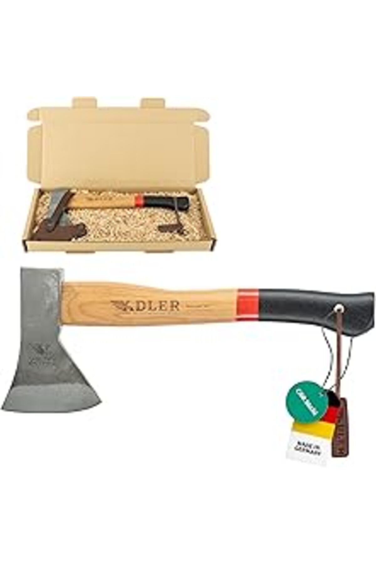 Pazarcan Adler Rheinland Balta 600Gr, Ağaç Sap 36Cm, Krm/Siyah