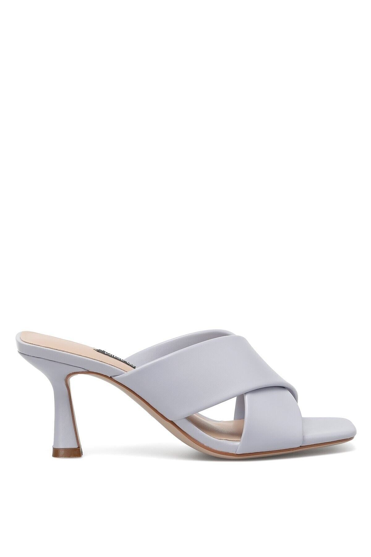 Nine West Tormis Mor Kadın Topuklu Terlik