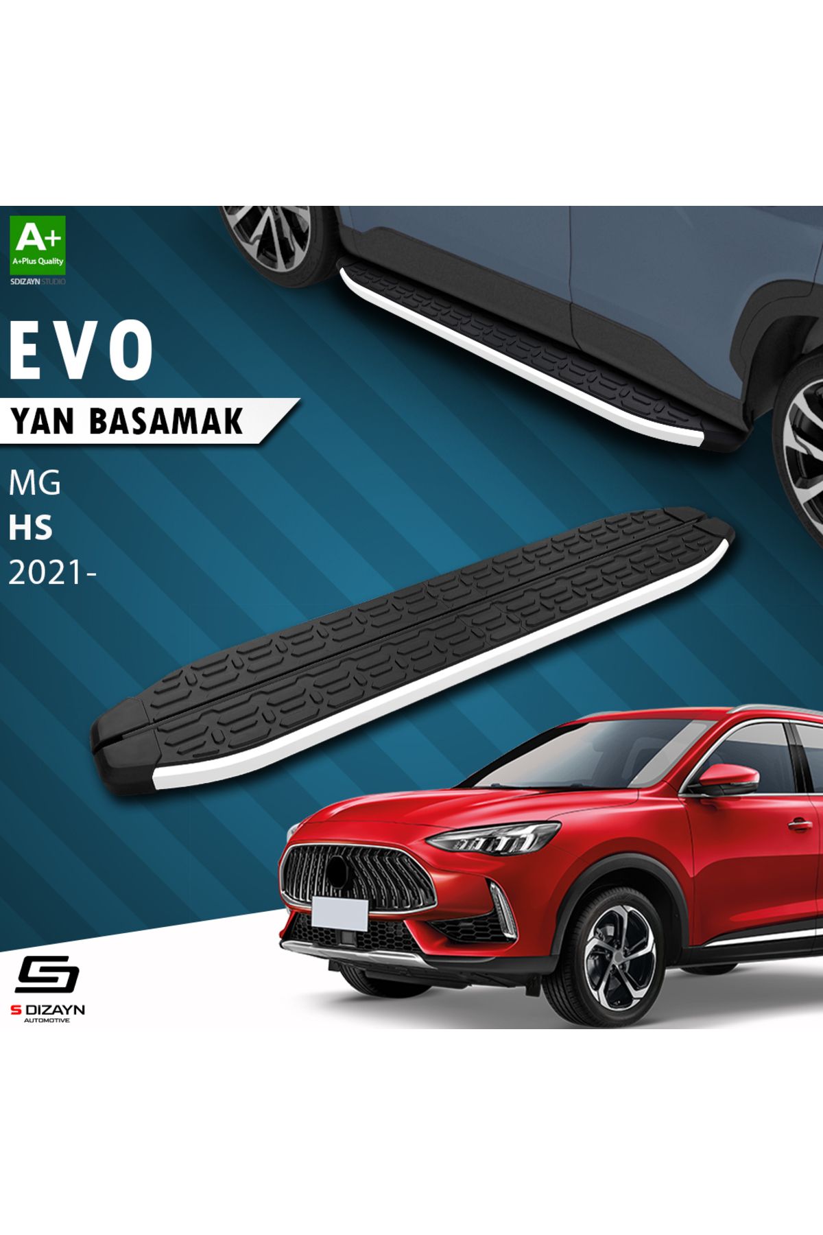 S Dizayn S-Dizayn MG HS Evo Aluminyum Yan Basamak 183 Cm 2021 Üzeri A+ Kalite