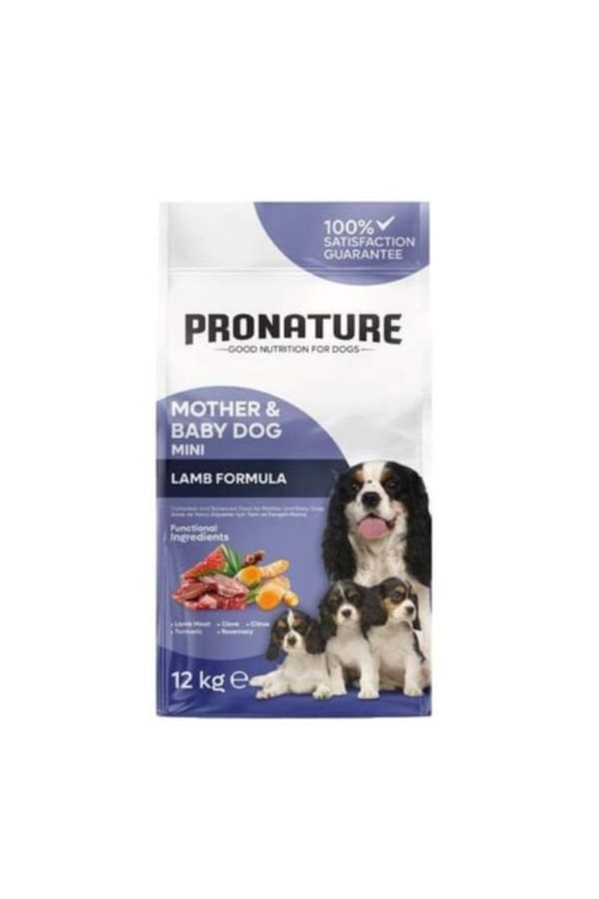 O Dog Pronature Mother & Baby Dog Kuzu Etli Anne ve Yavru Köpek Maması 12 Kg