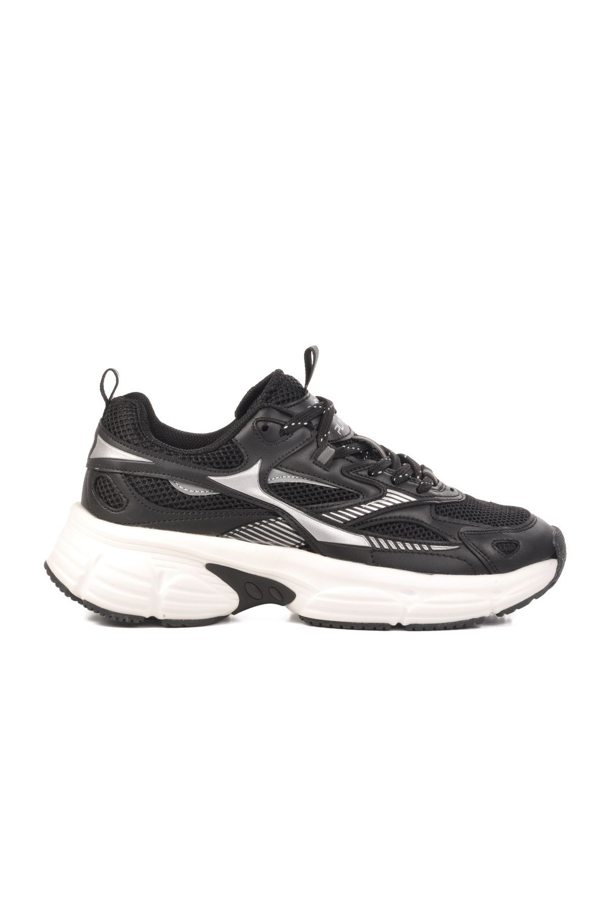 AYAKMOD Siyah Fileli Hafif Kadın Spor Ayakkabı GS-251-530 G