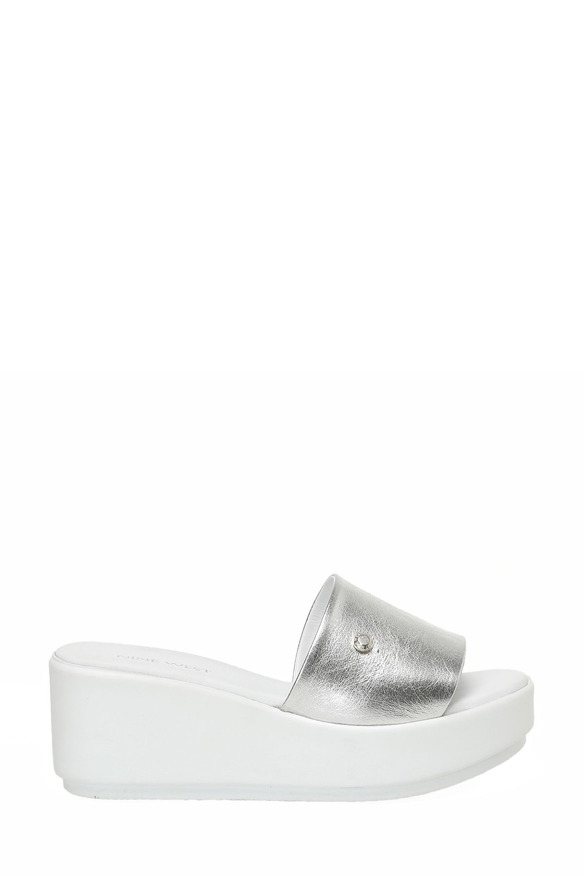 Nine West Fenora Gümüş Kadın Terlik