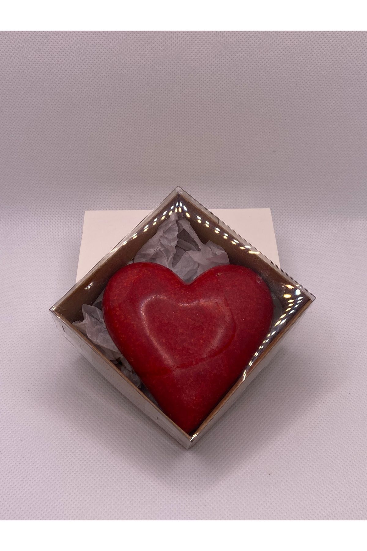 Aura Chocolate HEDİYELİK BÜYÜK KIRMIZI KALP ÇİKOLATA