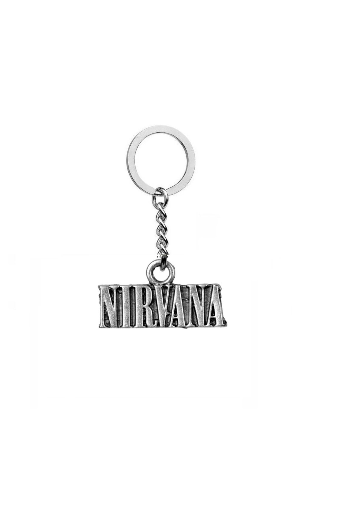 Herşey Nota Nirvana Grubu Anahtarlık Metal Tasarım Efsanevi Müzik ve Tarzı Yanınızda Taşıyın