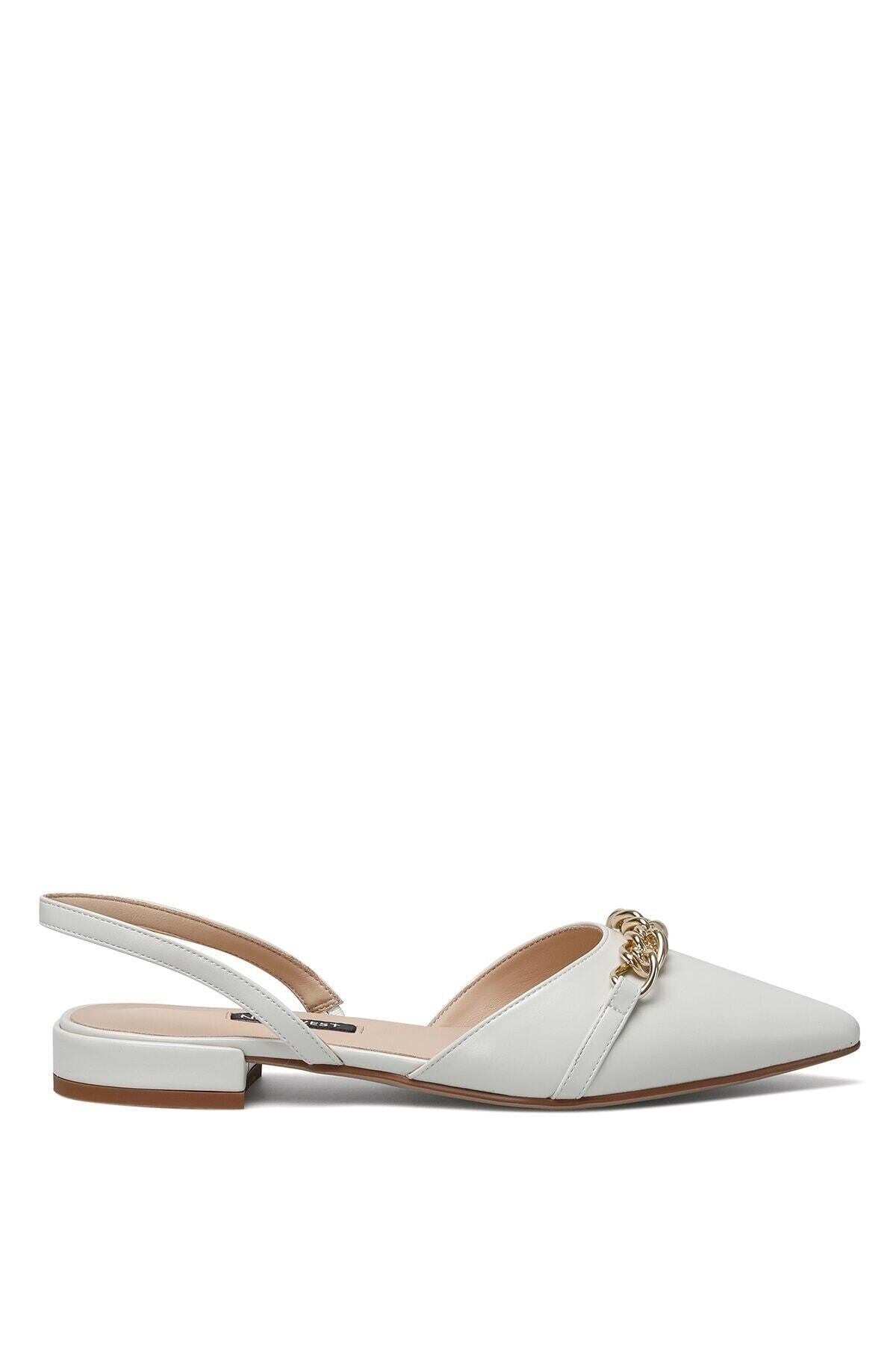 Nine West Veltara Beyaz Kadın Babet