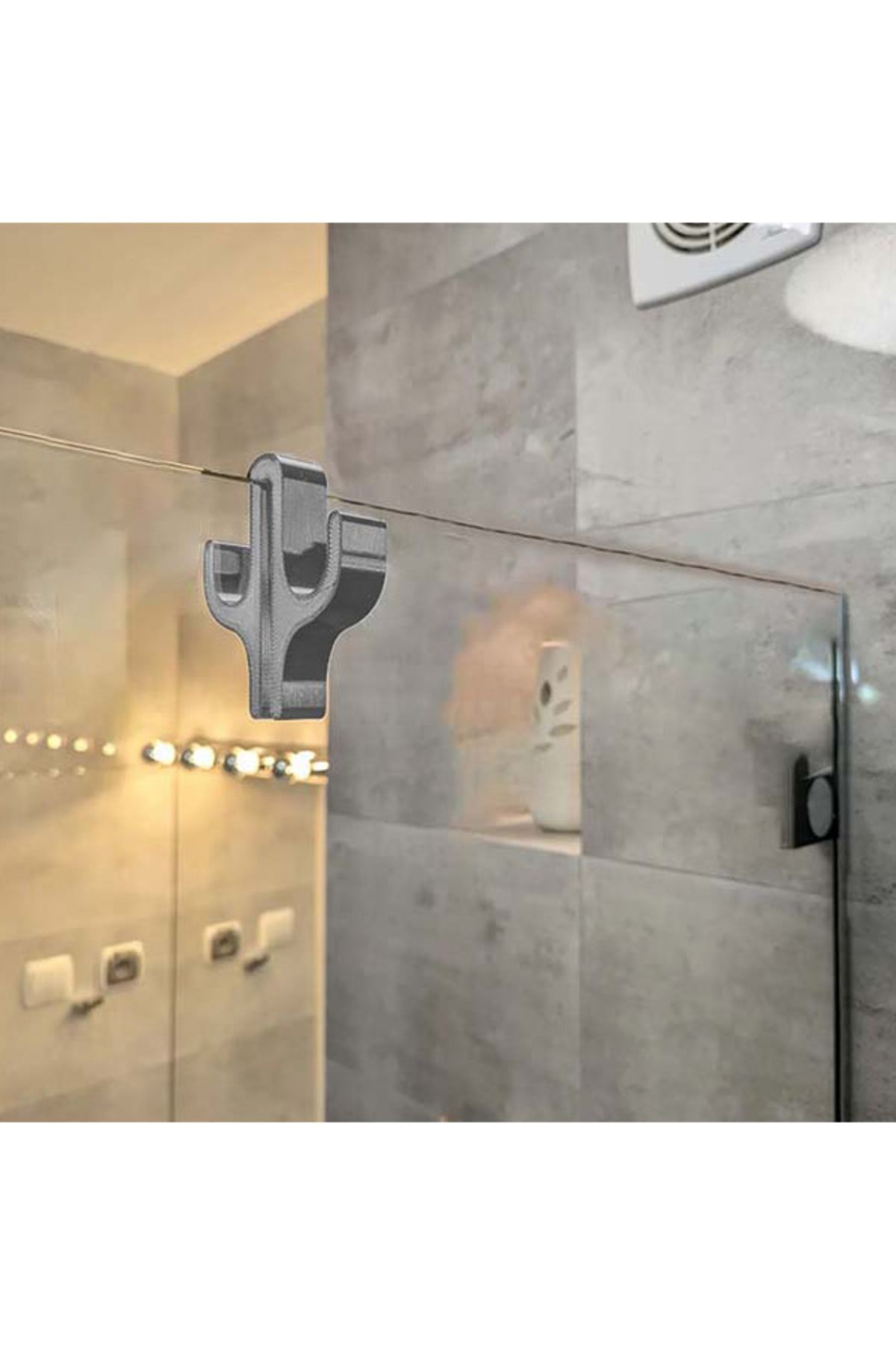 3DECOR Cama Geçmeli Duşakabin Askısı