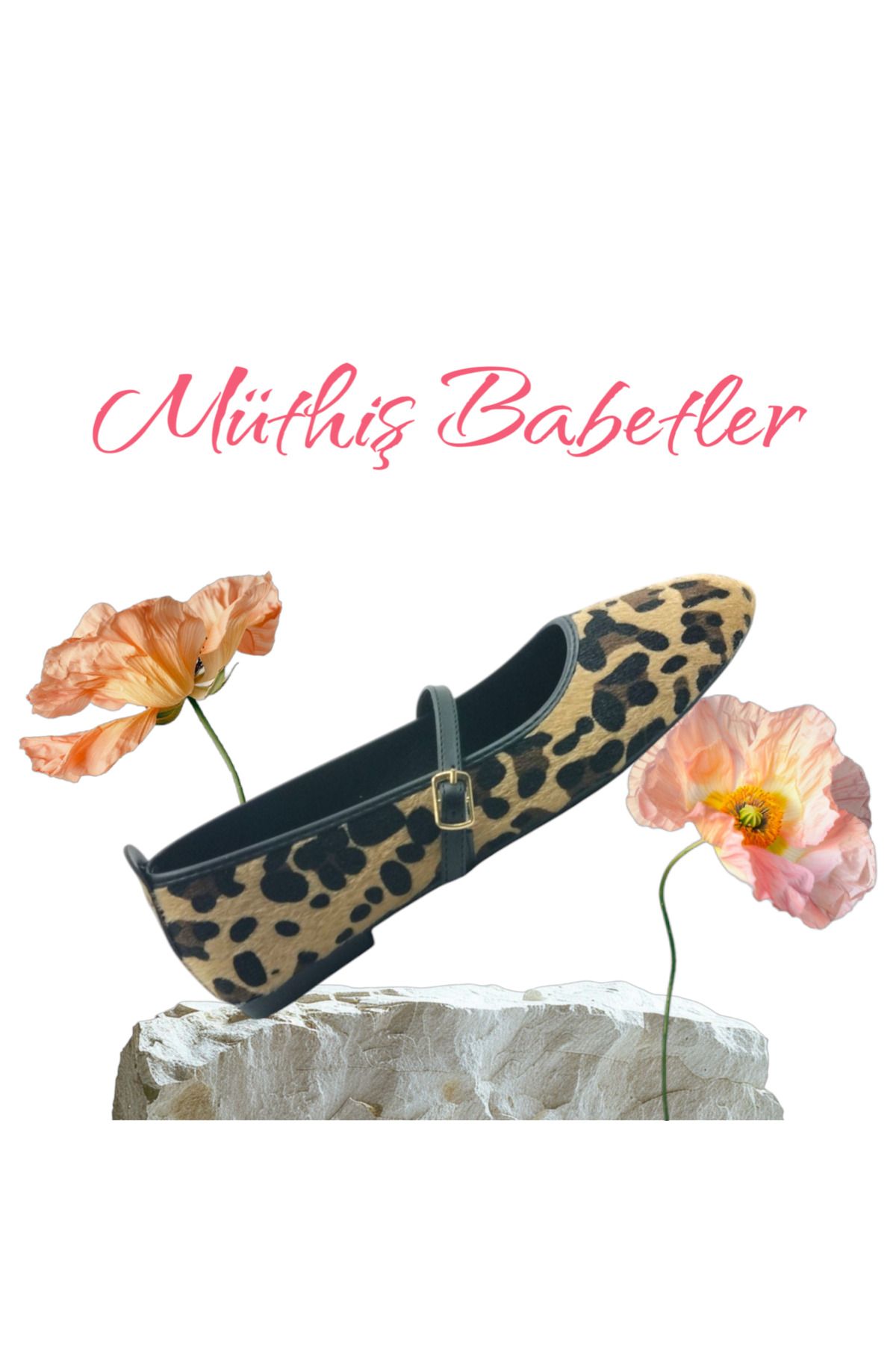 Escarpinshoes KADIN BANTLI TOKALI BABET GÜNLÜK ŞIK RAHAT AYAKKABI