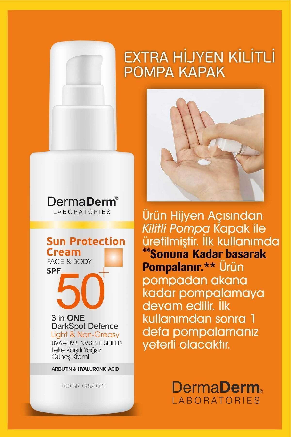 DermaDerm-SPF50+ 100Ml Sunscreen - 2 PCS 6