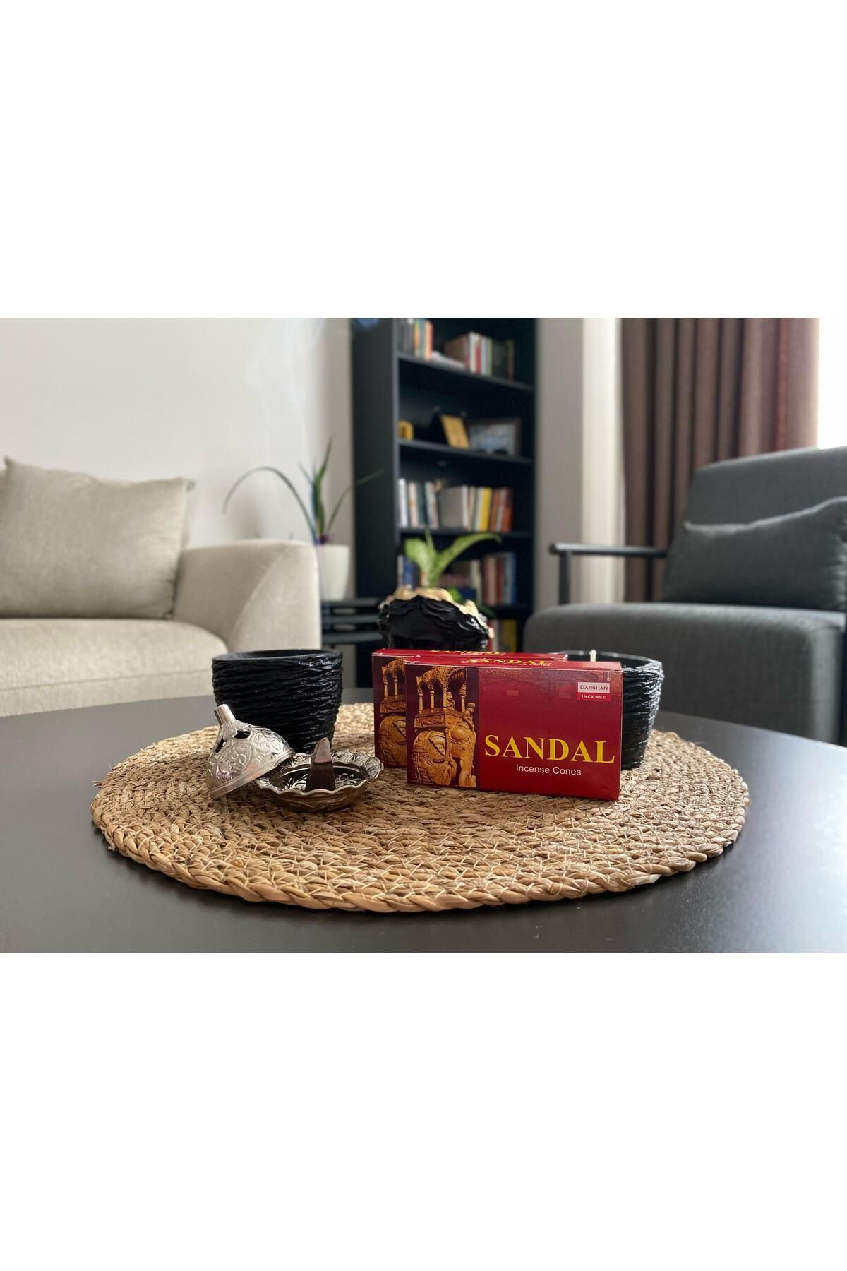 HEDİYESELİ Sandal Konik Tütsü 10 Adet