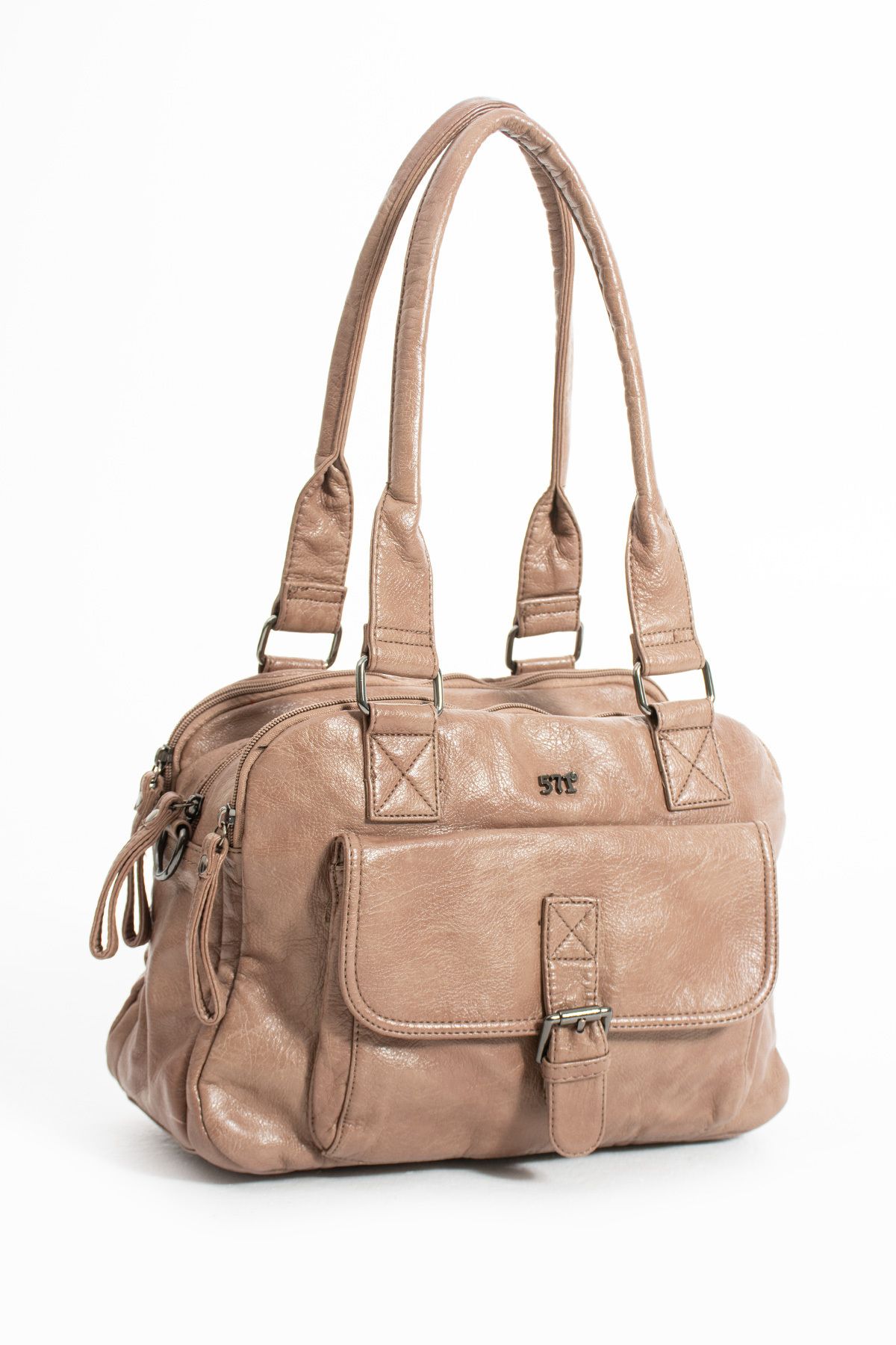 yuzuco Vintage Suni Deri Omuz Çantası (Model: 571-13-13K)
