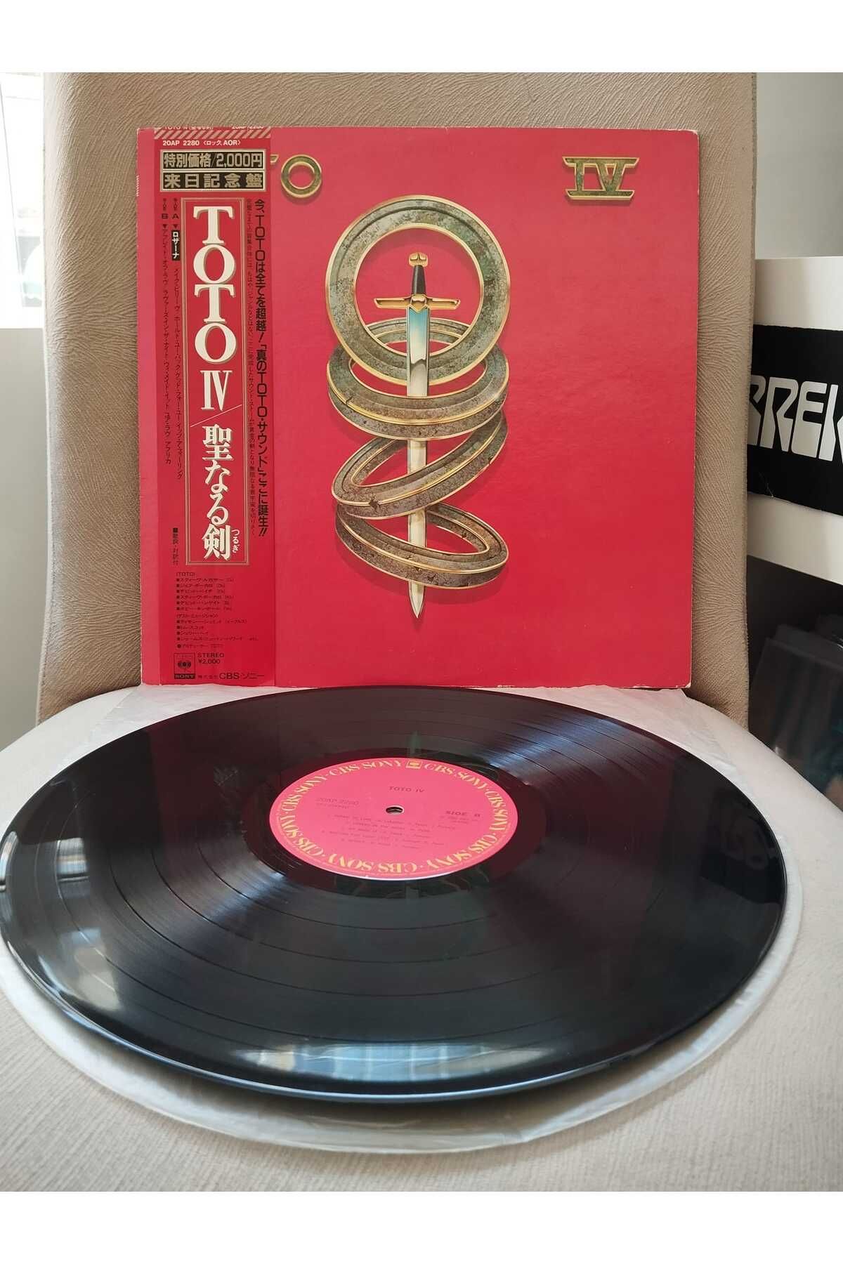 Plakperest Toto – Toto IV - 1982 Japonya Basım 33lük LP Plak - Obi’li (Africa bu albümde)-2.EL
