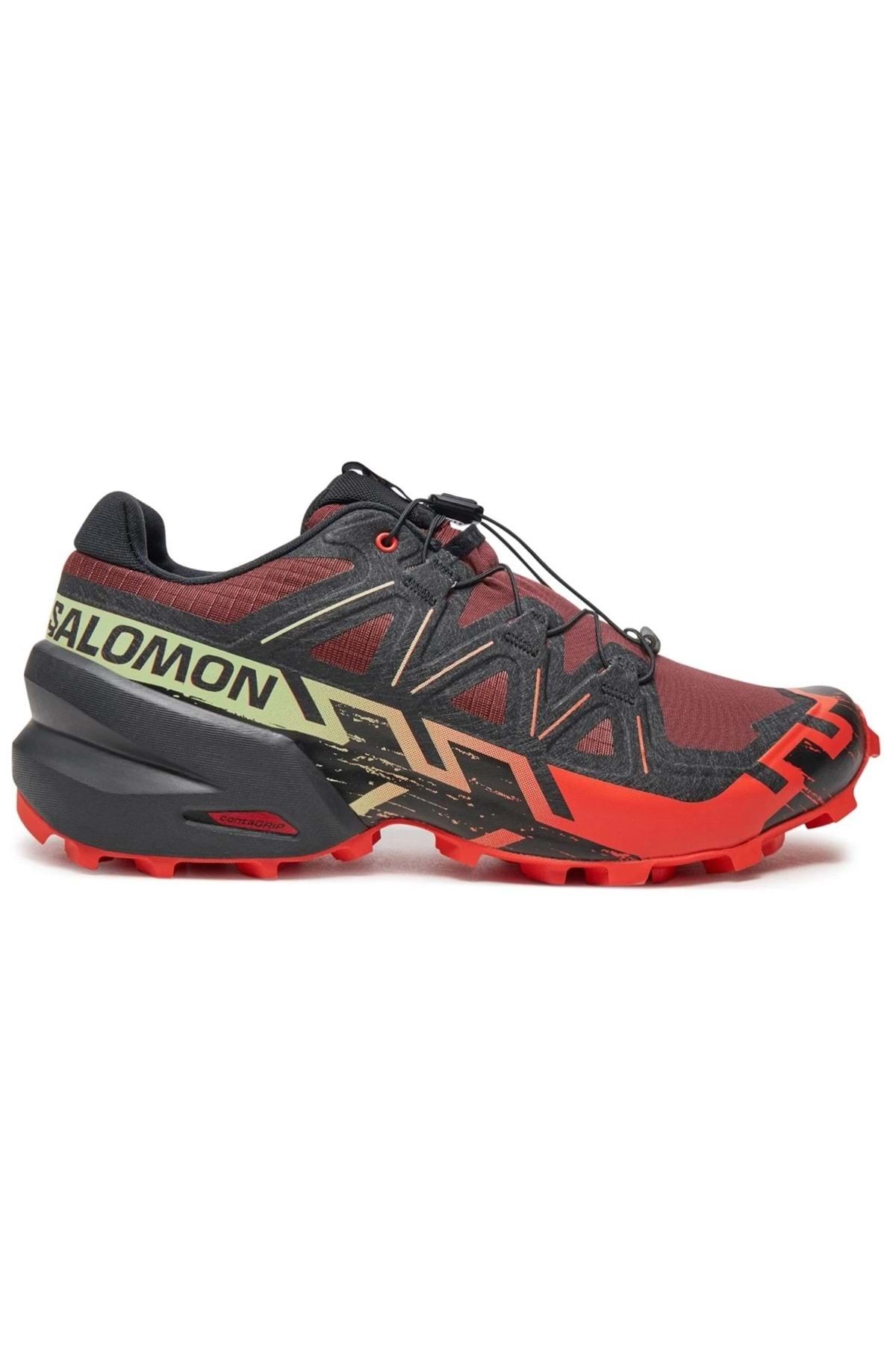 Salomon Speedcross 6 L41739700 Outdoor Erkek Spor Ayakkabı Siyah-kırmızı
