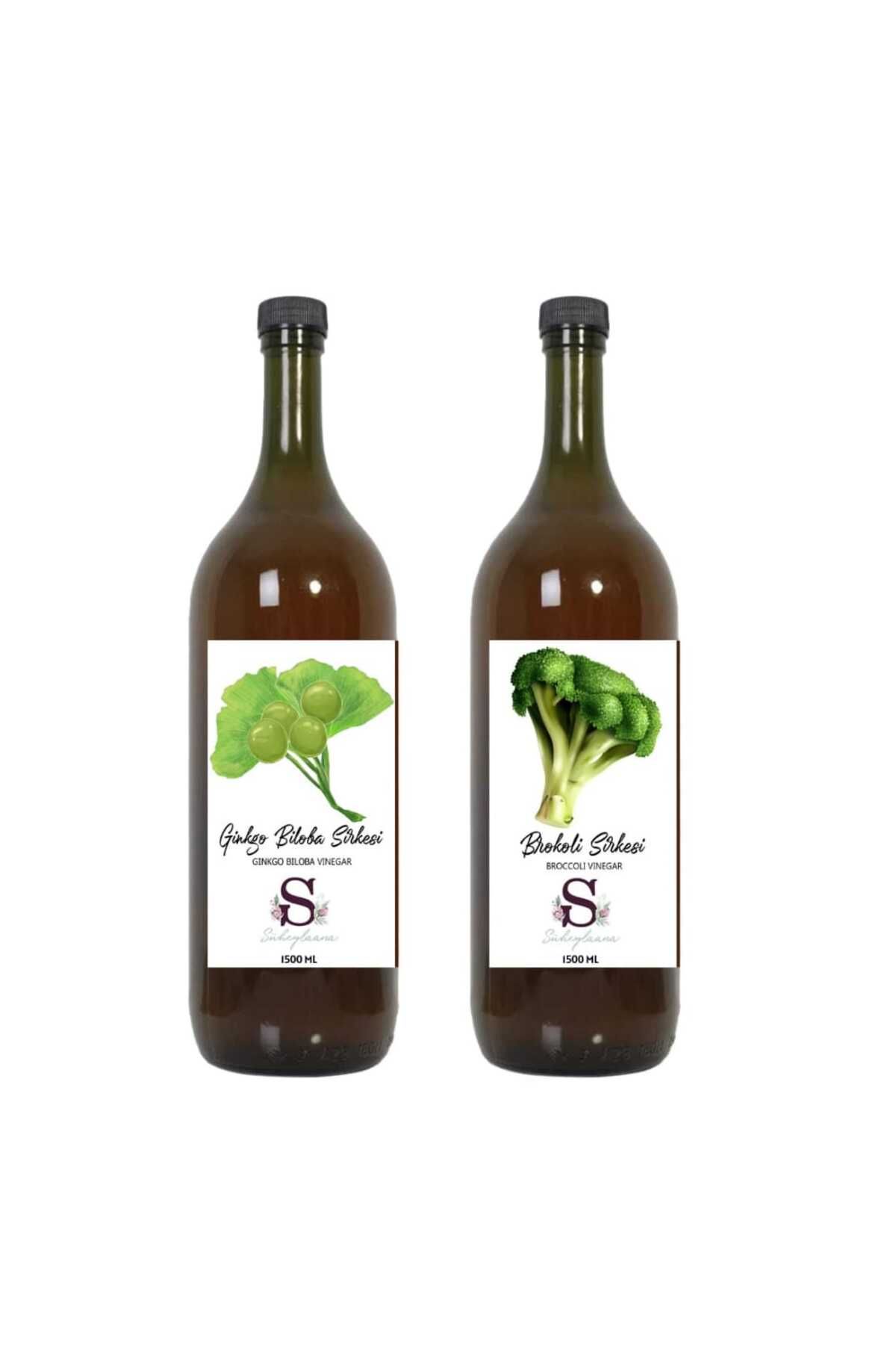Süheylaana Doğal Ginkgo Biloba Sirkesi 1500 Ml - Doğal Brokoli Sirkesi 1500 Ml