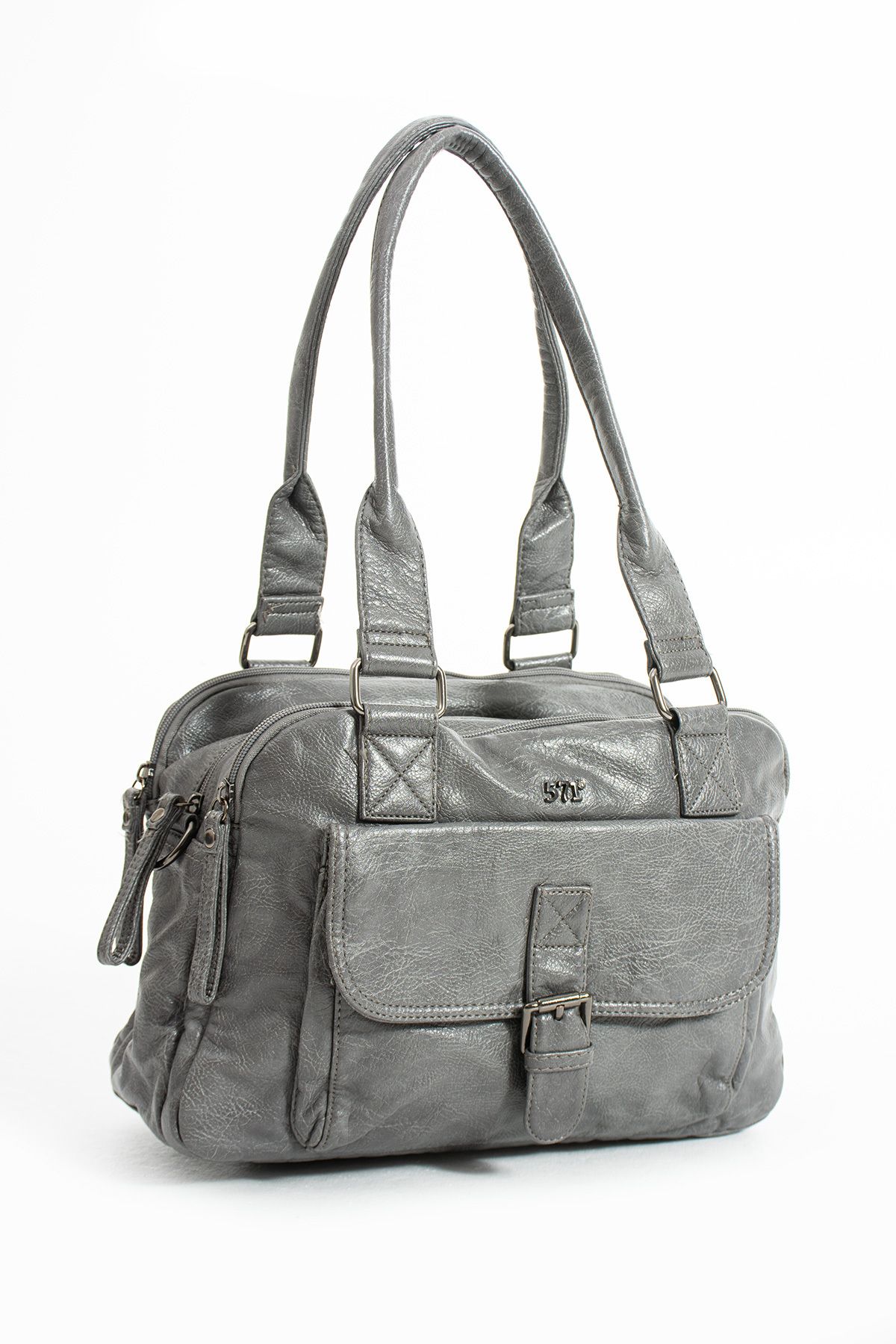 yuzuco Vintage Suni Deri Omuz Çantası (Model: 571-13-13K)