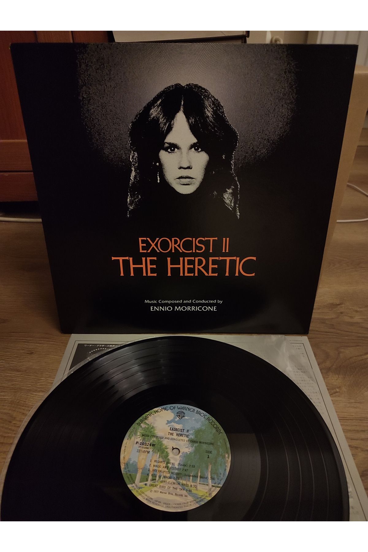 Plakperest EXORCIST II / Heretic _ Ennio Morricone - Soundtrack - 1977 Japonya Basım 33lük LP Plak 2.el