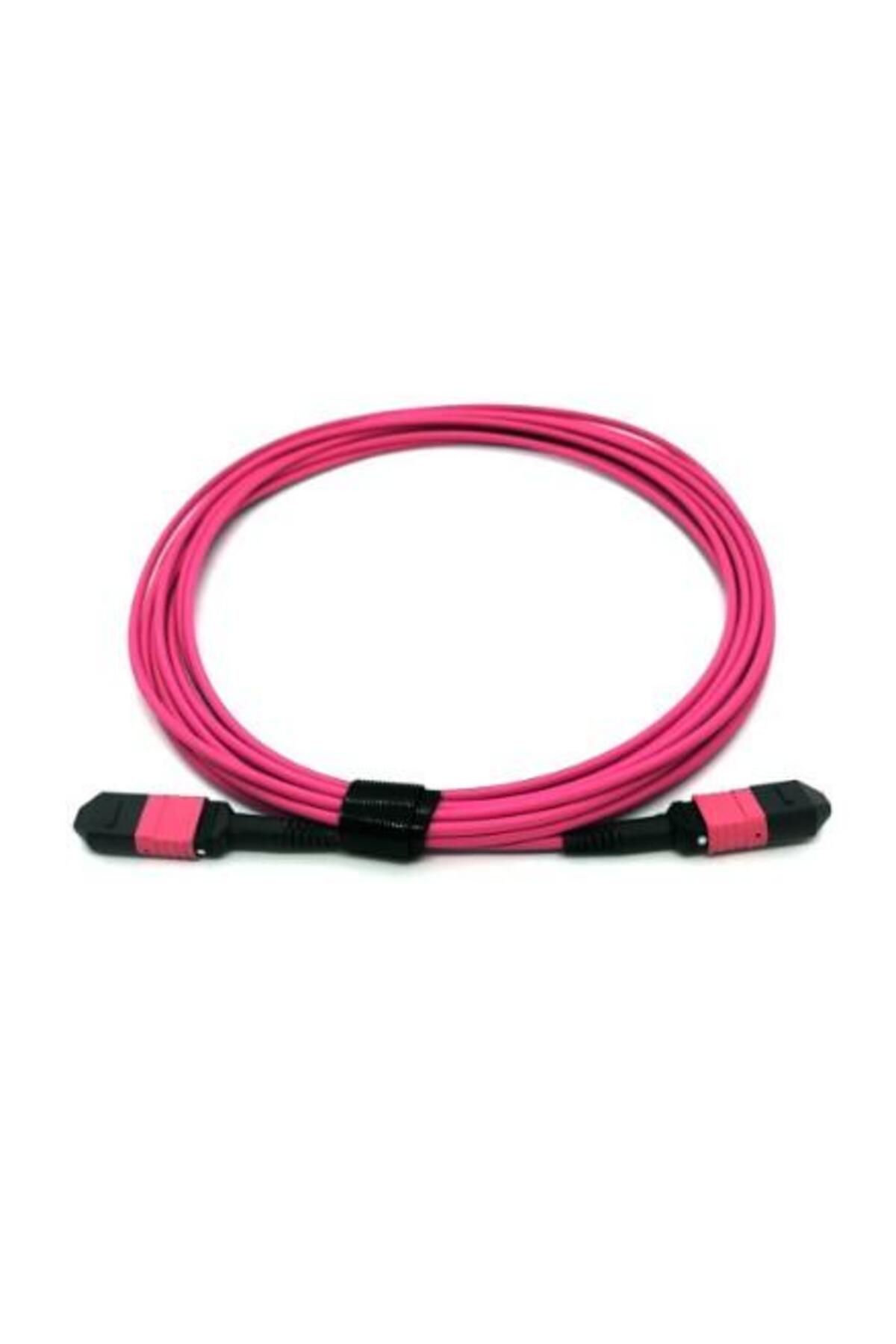 Beek BC-FO-5MPMPB-03/4-FF 3 Mt MPO to MPO 12 Core OM4 LSZH 3.0 Type B Fiber Kablo