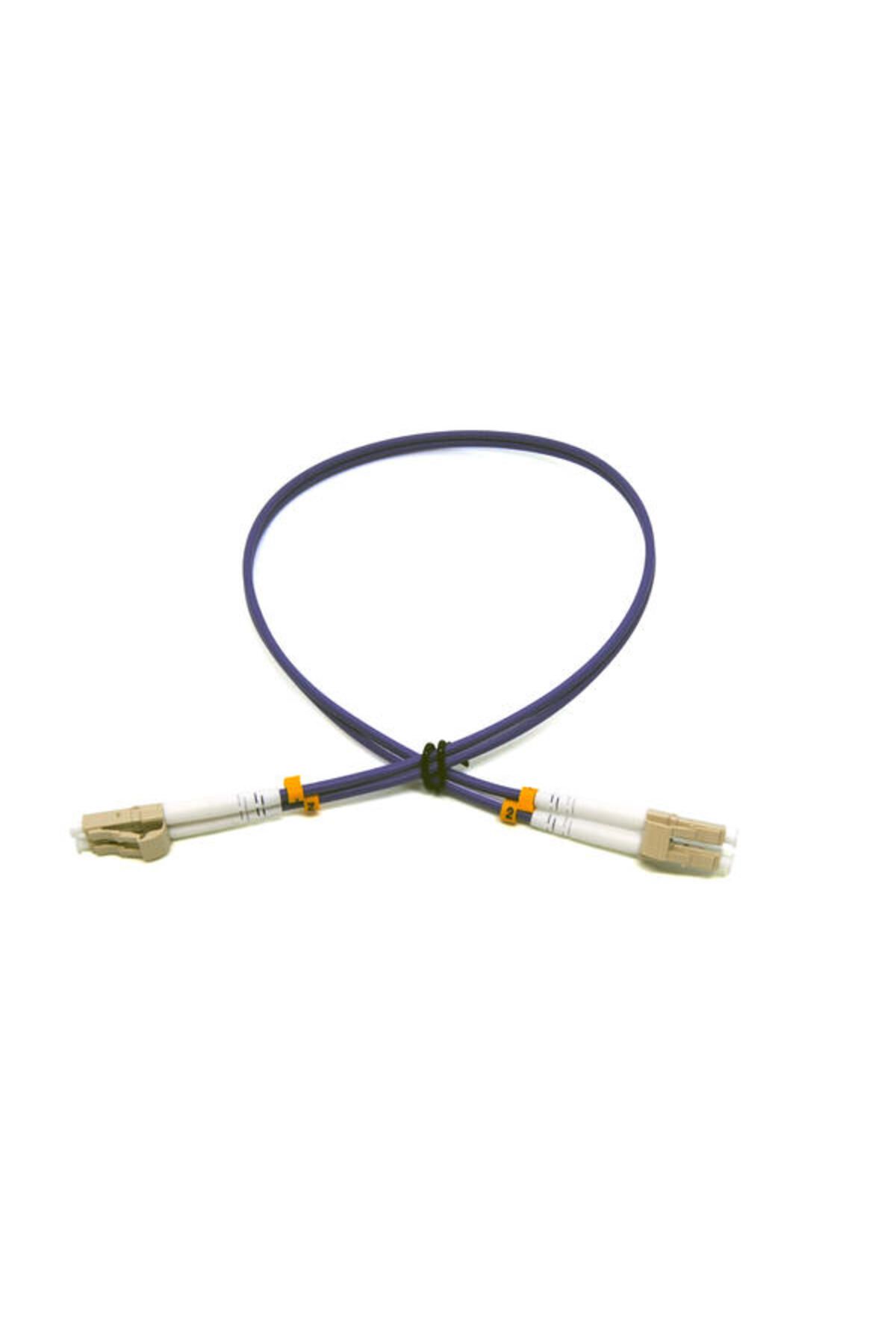 Beek BC-FO-5LCLC-0.5/4 0.5 mt LC-LC OM4 50/1525 Duplex 3.0mm Fiber OptiK Patch Cord Kablo