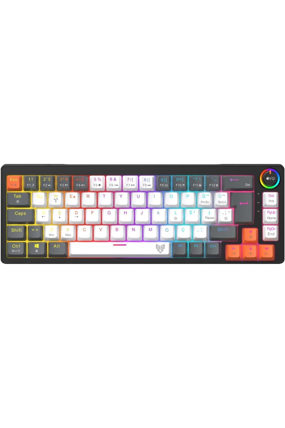 yenibagshop Orbiter Rgb Mekanik Gaming Oyuncu Klavyesi Red Switch Q TR