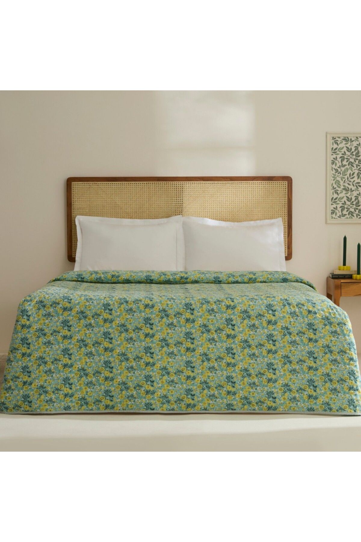 Karaca Sarah Anderson Elroy Doppelbett Bettdecke Mint - One Size
