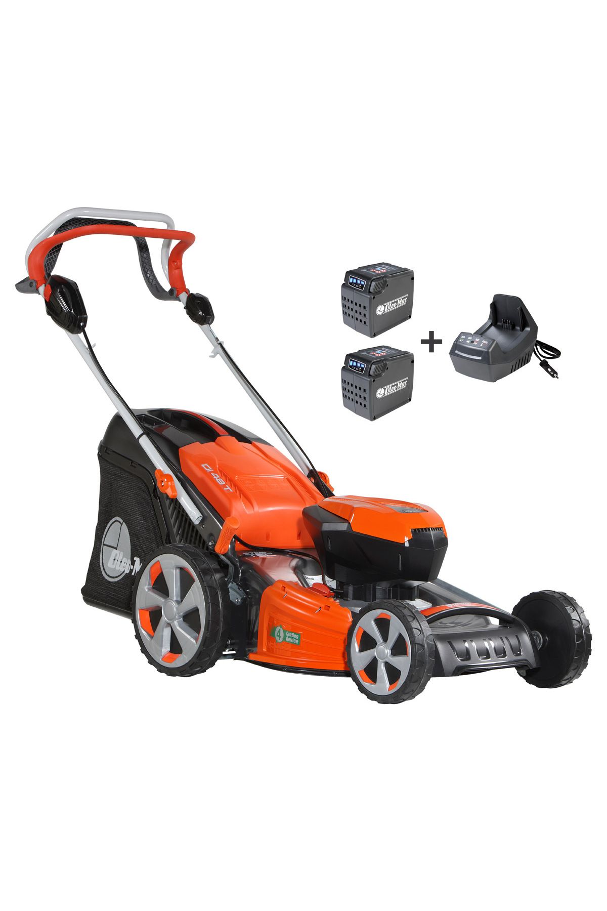 Oleomac Gİ 48 T AKÜLÜ ÇİM BİÇME MAKİNESİ + 2x5.0 Ah + ŞARJ CİHAZI