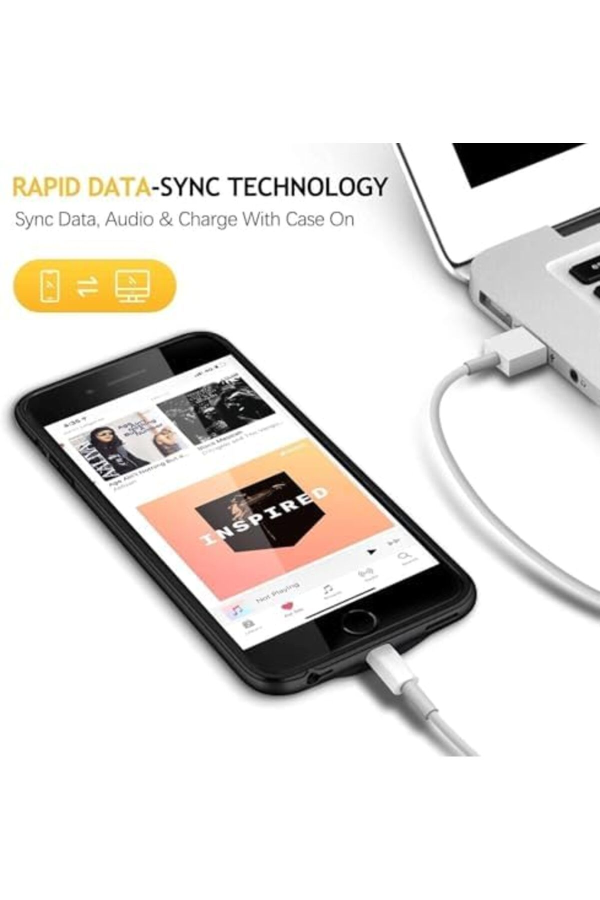 Generic-حافظة بطارية لهاتف iPhone 16 Pro، حافظة شحن لاسلكية ShowTop مع بطارية ممتدة 6800 مللي أمبير في الساعة 6
