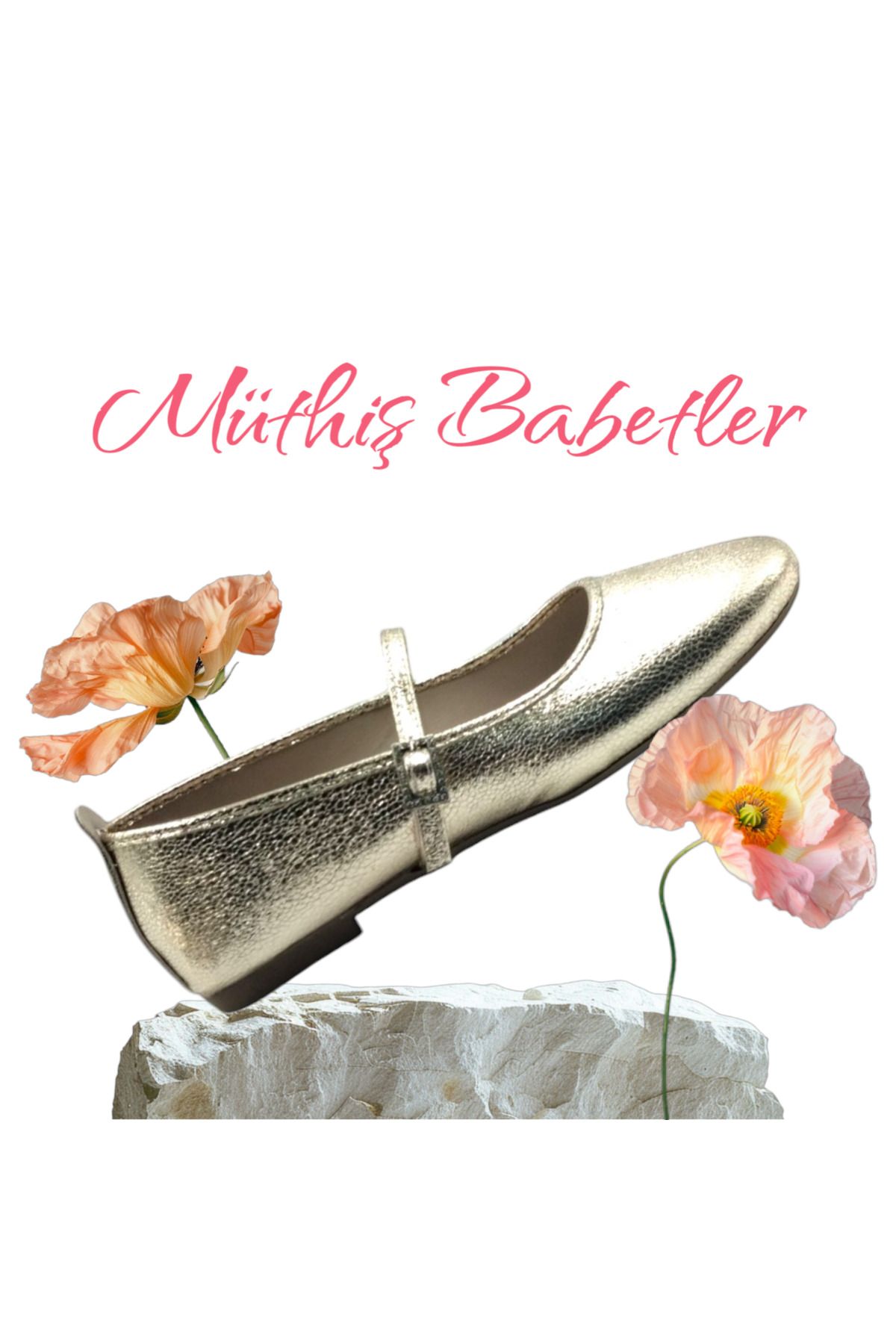 Escarpinshoes KADIN BANTLI TOKALI BABET GÜNLÜK ŞIK RAHAT AYAKKABI