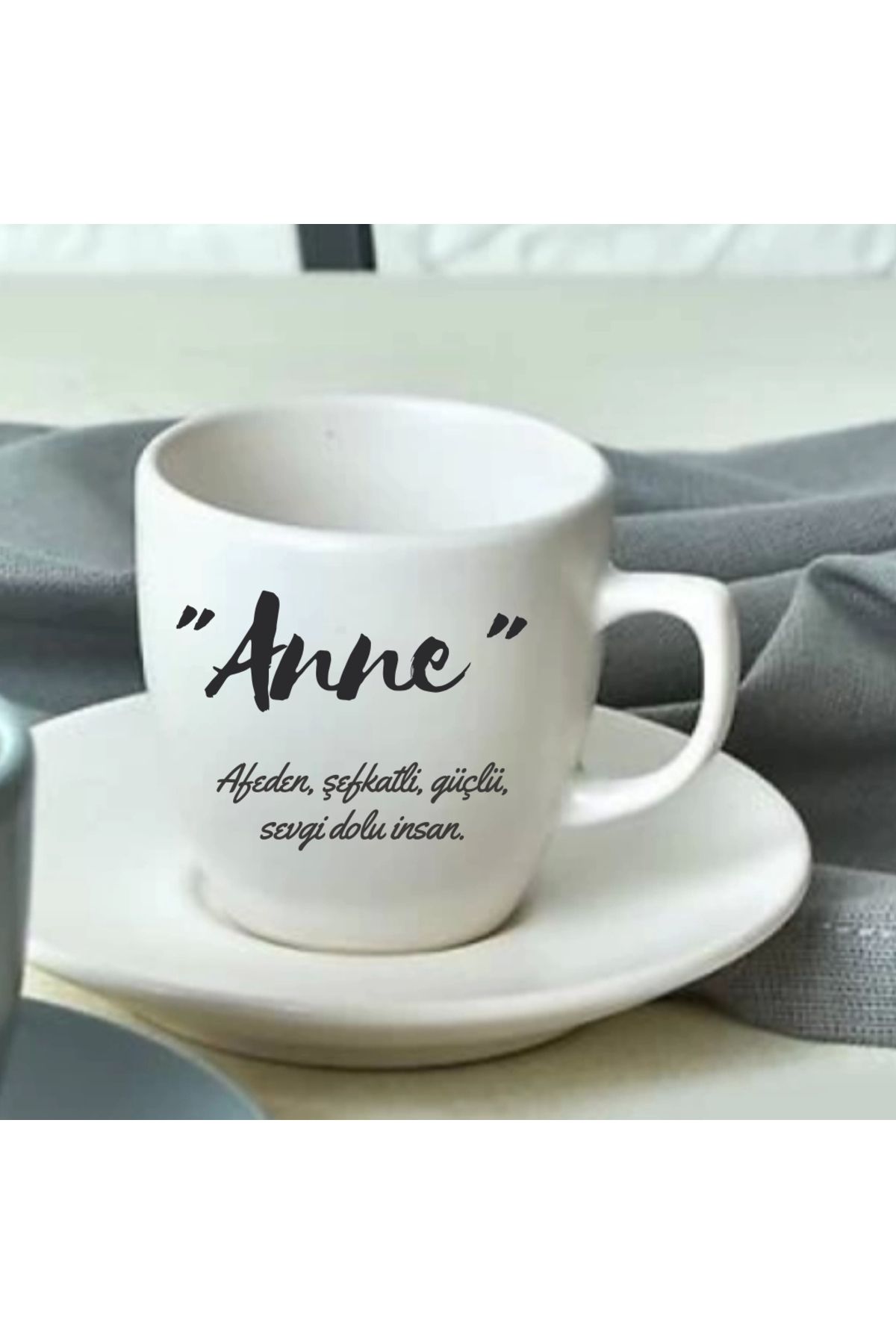 Çinihome Mug Kupa- Anneler Gününe Özel Baskılı Türk Kahve Fincanı 9