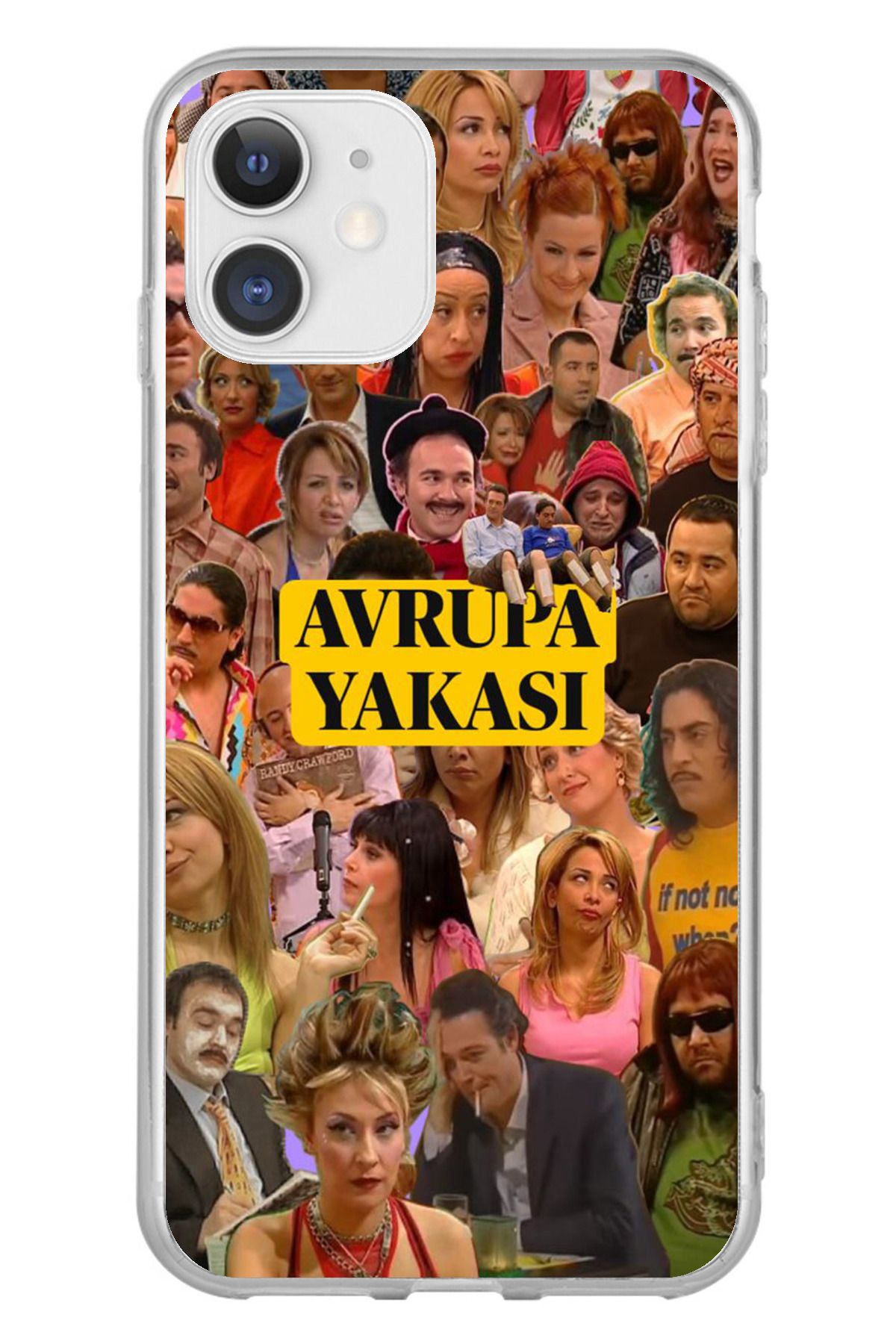 TechTree iPhone 11 Uyumlu Avrupa Yakası Şeffaf Silikon Kılıf