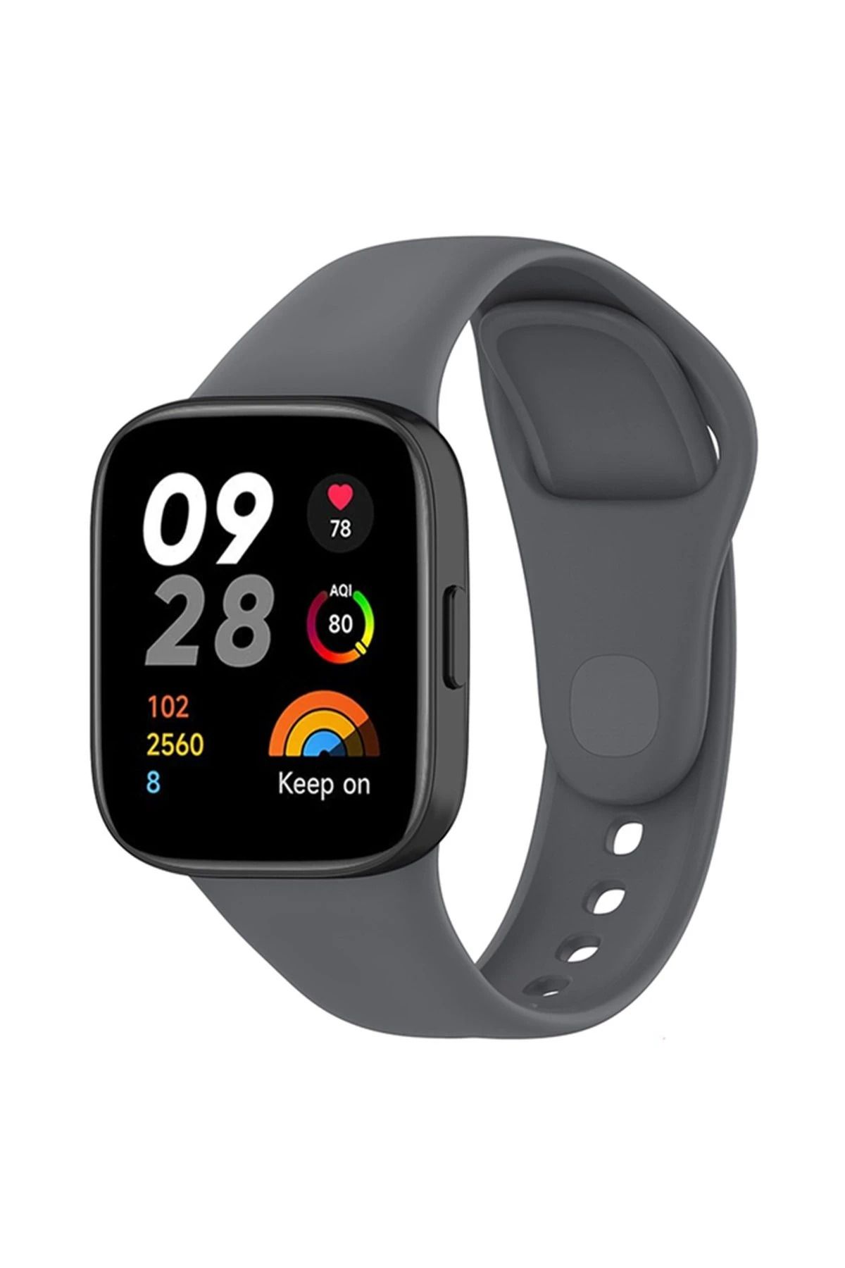 NewFace Xiaomi Redmi Watch 3 Klasik Kordon - Füme MRAYD