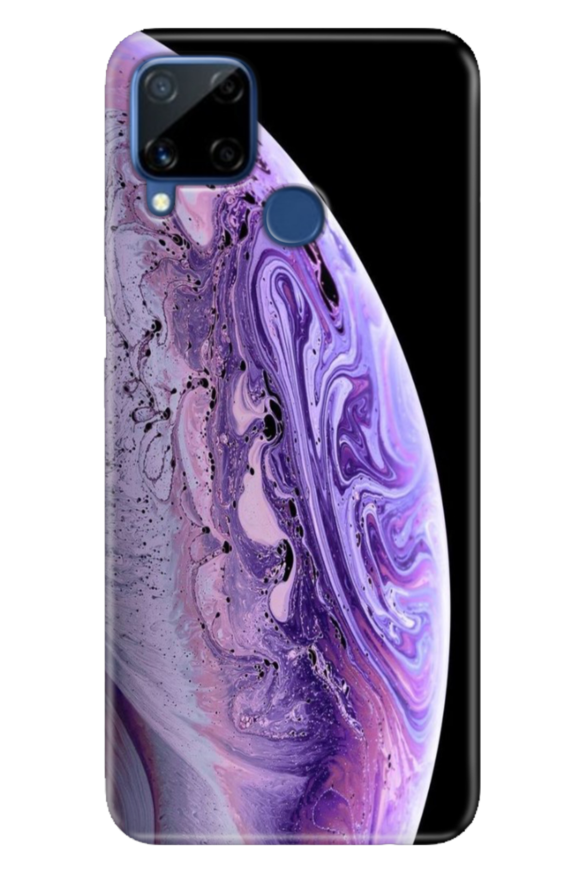 Realme C15 Sheath Patterned Silicone Color TPU UV world