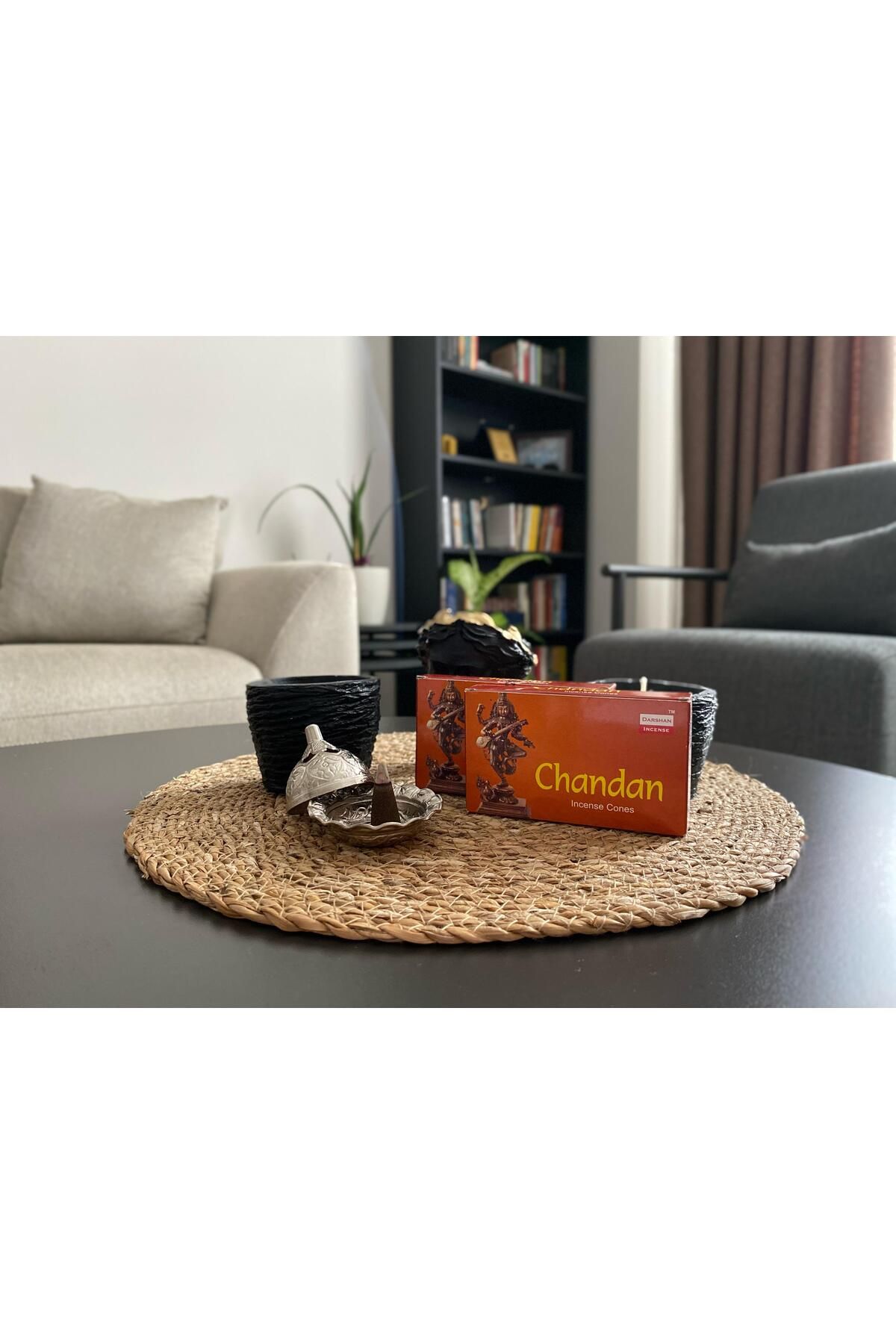 HEDİYESELİ Chandan Konik Tütsü 10 Adet