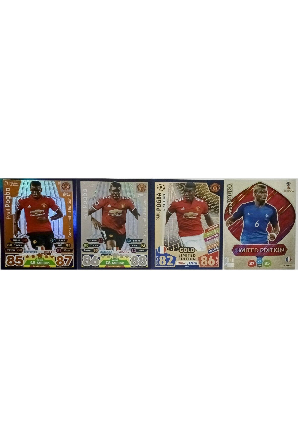 Topps POGBA Limited edititon serisi