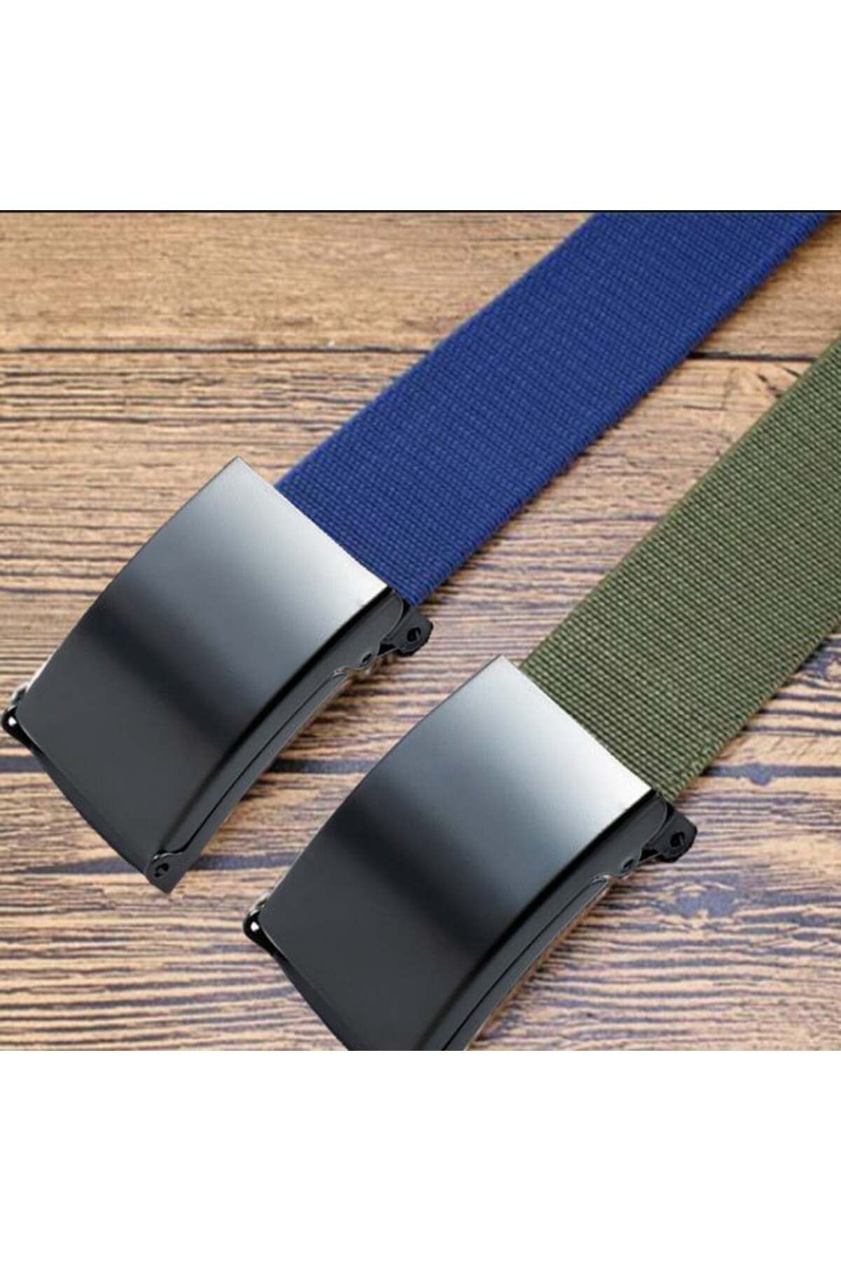 PUFO-Army Elite Edition men's belt strap 3.8 x 125 cm, adjustable, green 4