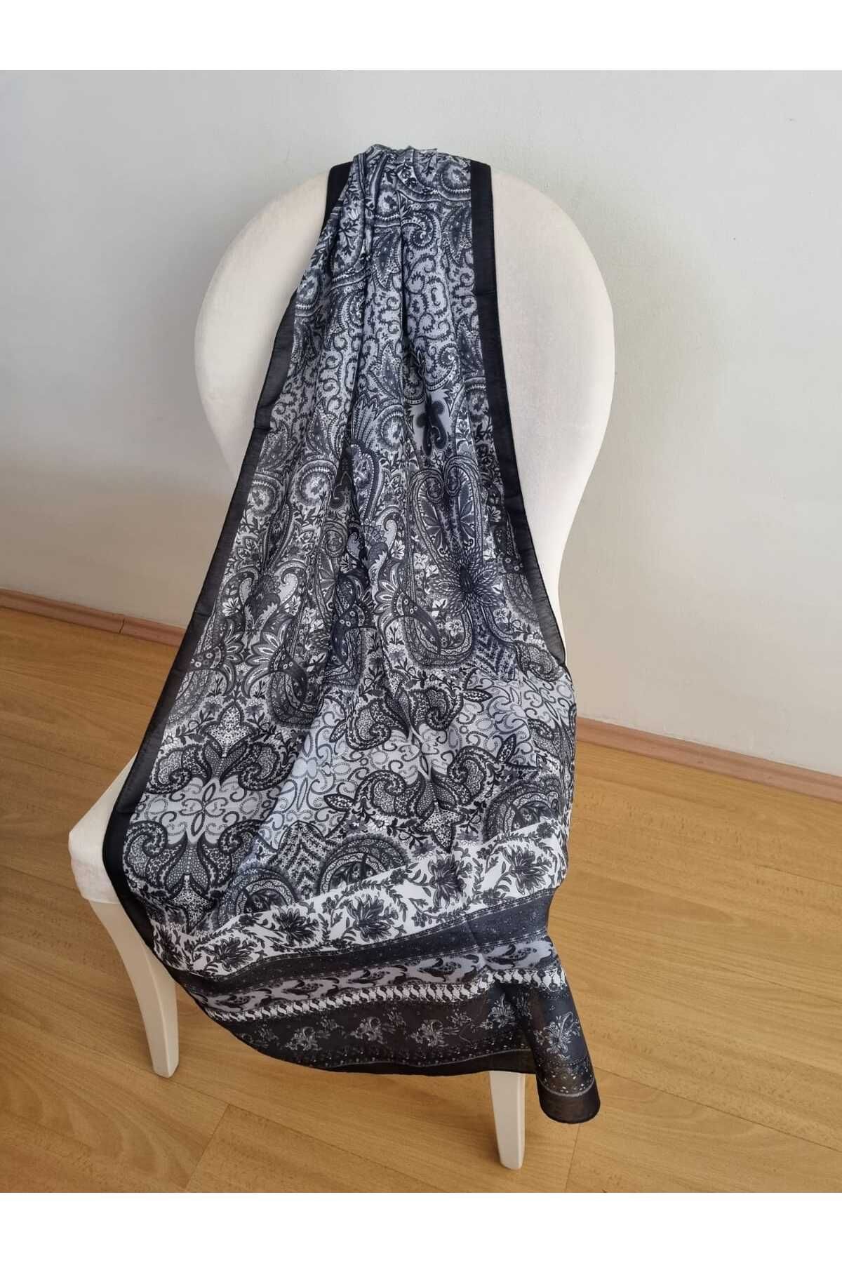 Milenam Etnik Desenli Soft Şal başörtüsü