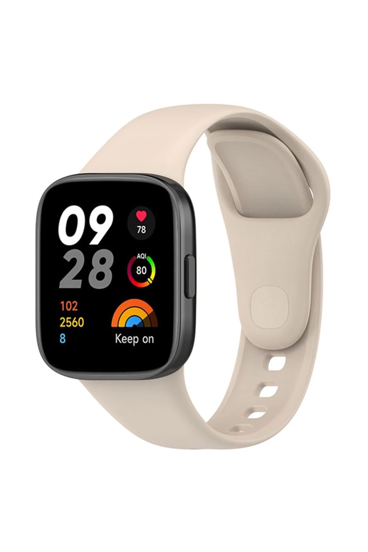 NewFace Xiaomi Redmi Watch 3 Klasik Kordon - Bej MRAYD