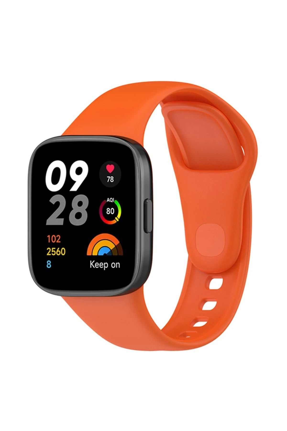 NewFace Xiaomi Redmi Watch 3 Klasik Kordon - Turuncu GLSTD