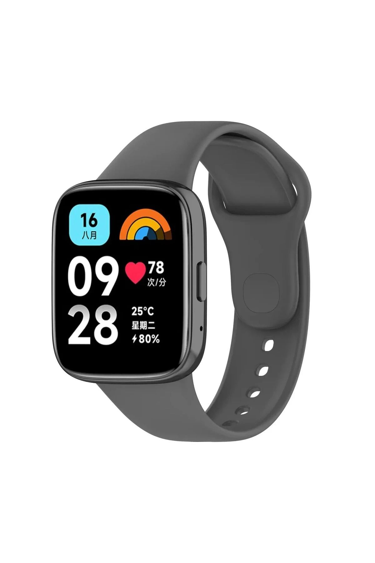 NewFace Xiaomi Redmi Watch 3 Active Klasik Kordon - Füme MRAYD