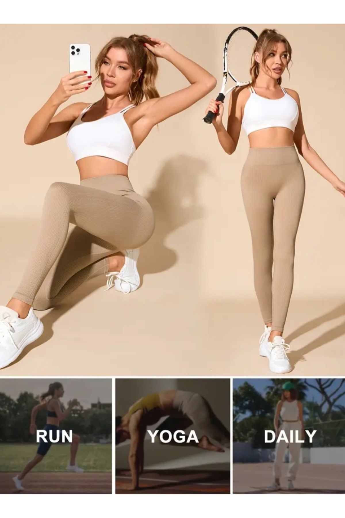 DRECCEX Kadın Tayt Yüksek Bel Toparlayıcı Sıkılaştırıcı Spor Gym Tayt Korse Lok Dikiş Ağ Yeri (RAHATLIK)