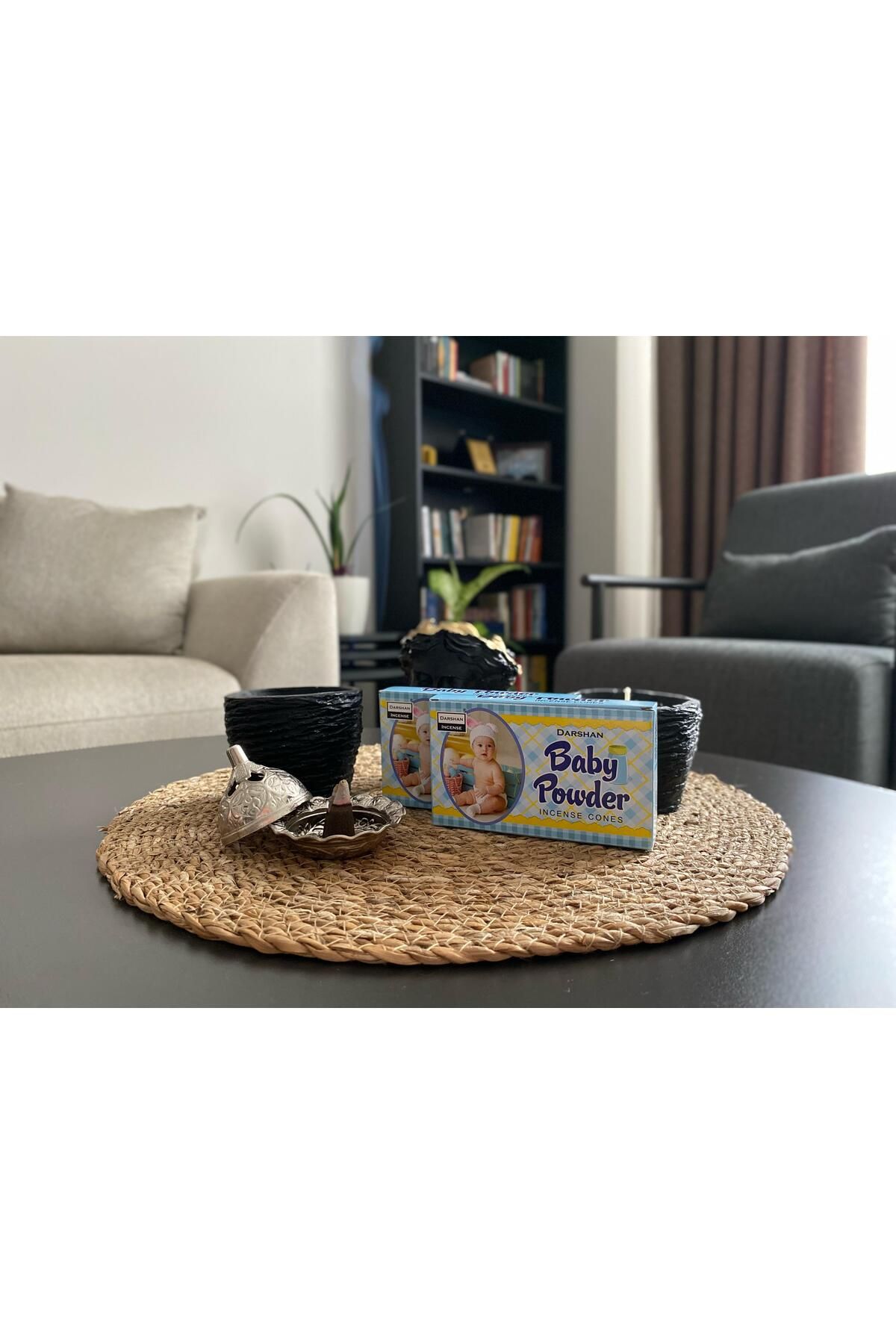 HEDİYESELİ Baby Powder Konik Tütsü 10 Adet