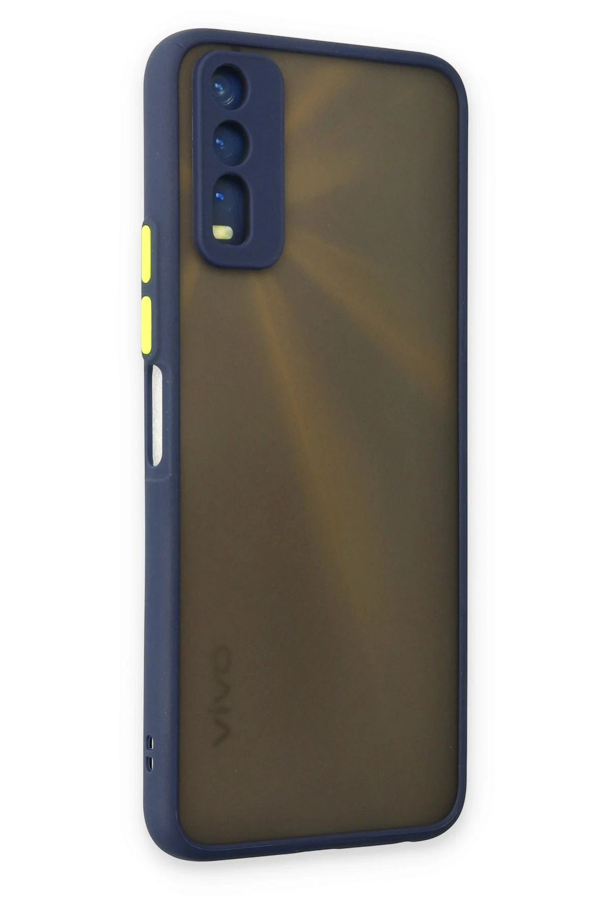 NewFace Vivo Y11S Kılıf Montreal Silikon Kapak - Lacivert SVLRS