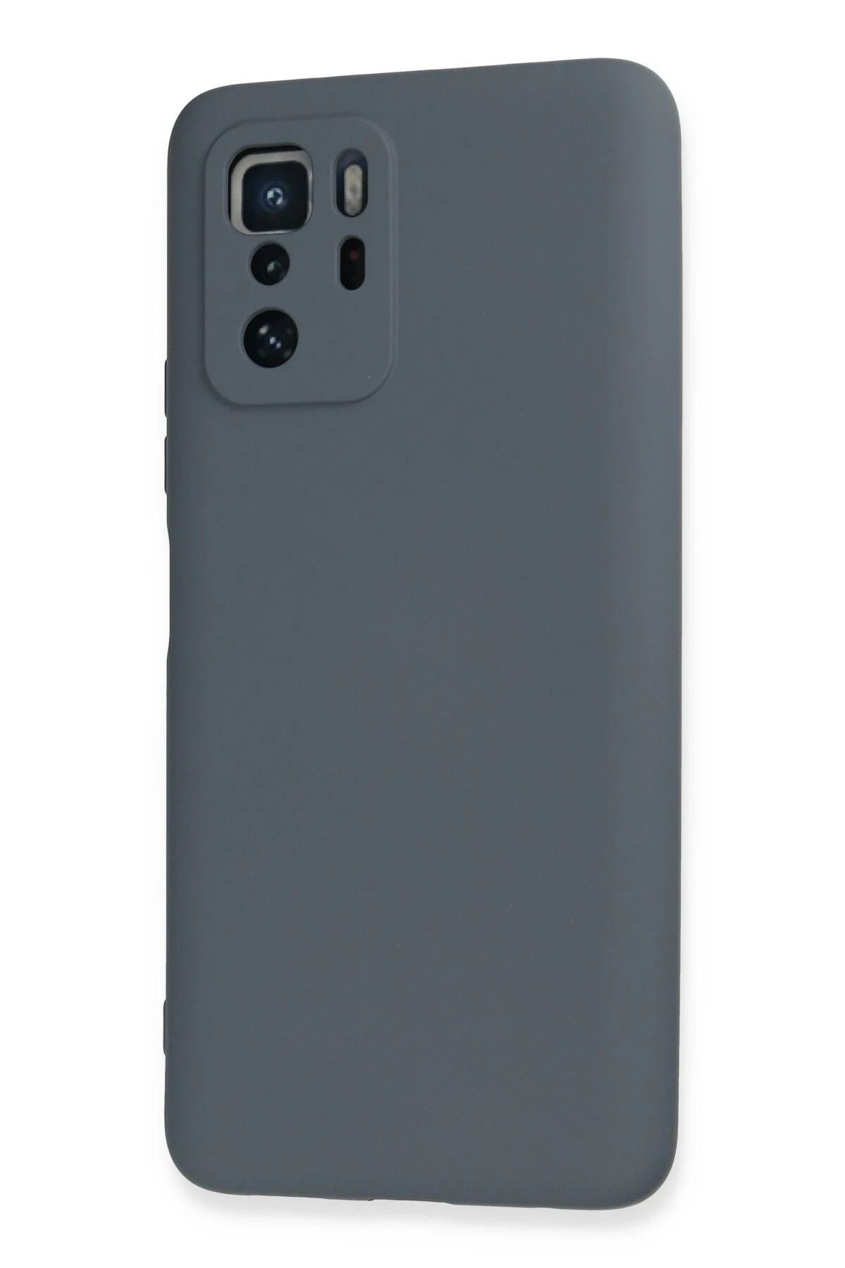 NewFace Xiaomi Poco X3 GT uyumlu Kılıf Nano içi Kadife Silikon - Gri BSTMY