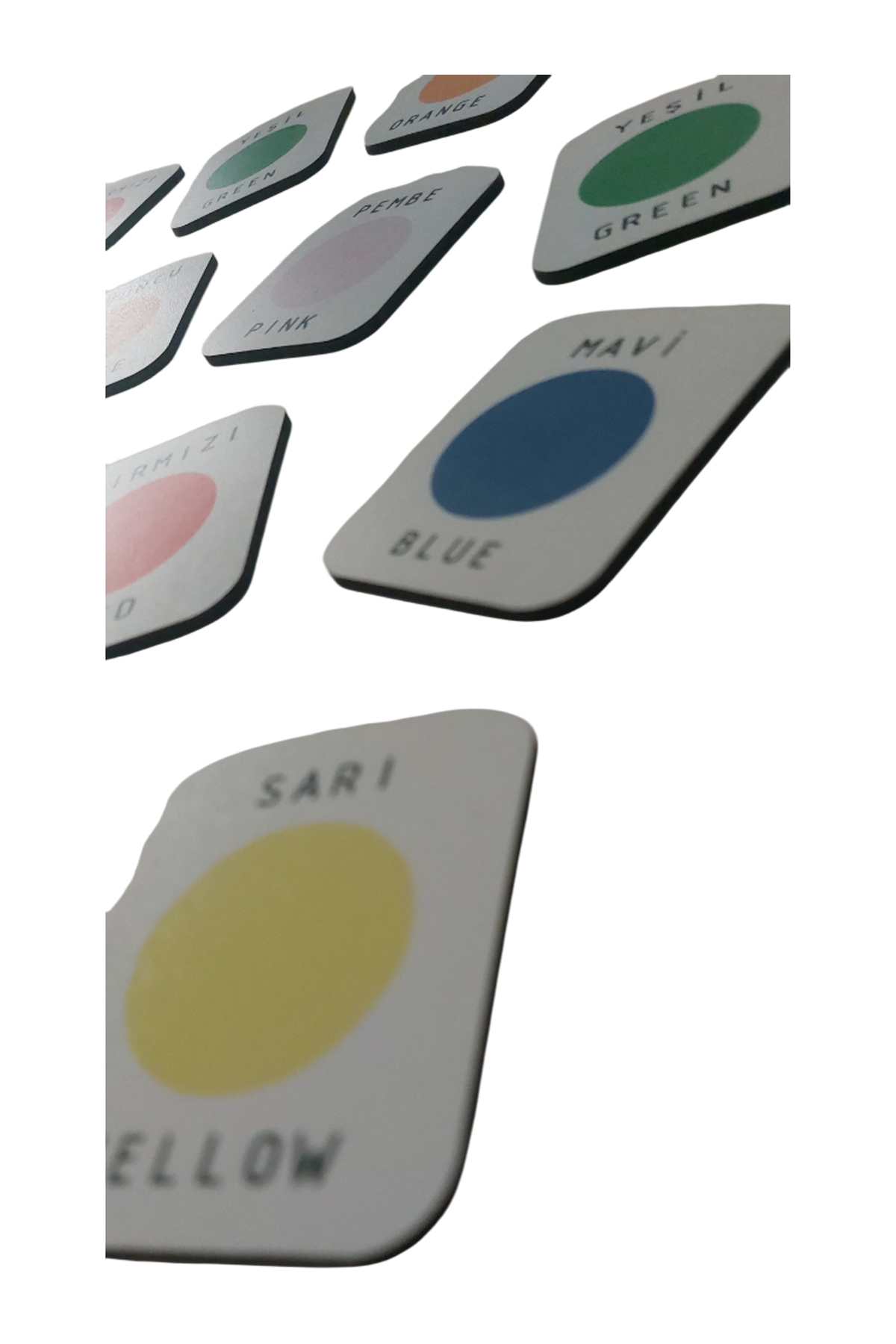 Fizello Ahşap Renkler Eğitici Ve Öğretici Eşleştirme Kartları Bebek Çocuk Oyuncak fotoğrafı 3 (önizleme)