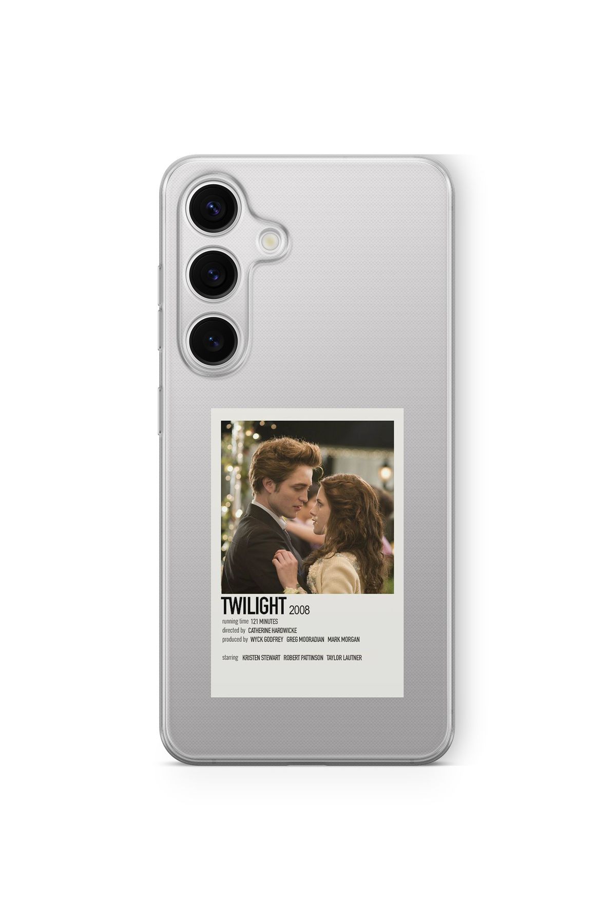 Space Star Samsung Galaxy A35 Uyumlu Twilight Poster Tasarım Baskılı Şeffaf Kılıf