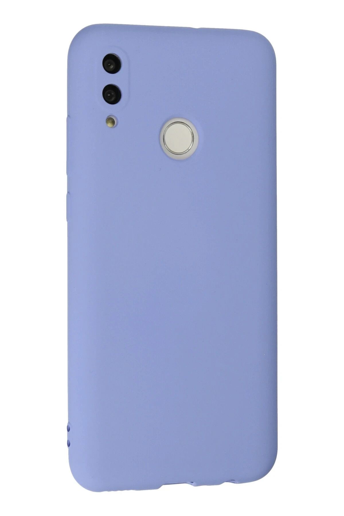 NewFace Huawei P Smart 2019 Uyumlu Kılıf Nano içi Kadife Silikon - Lila SVLRS