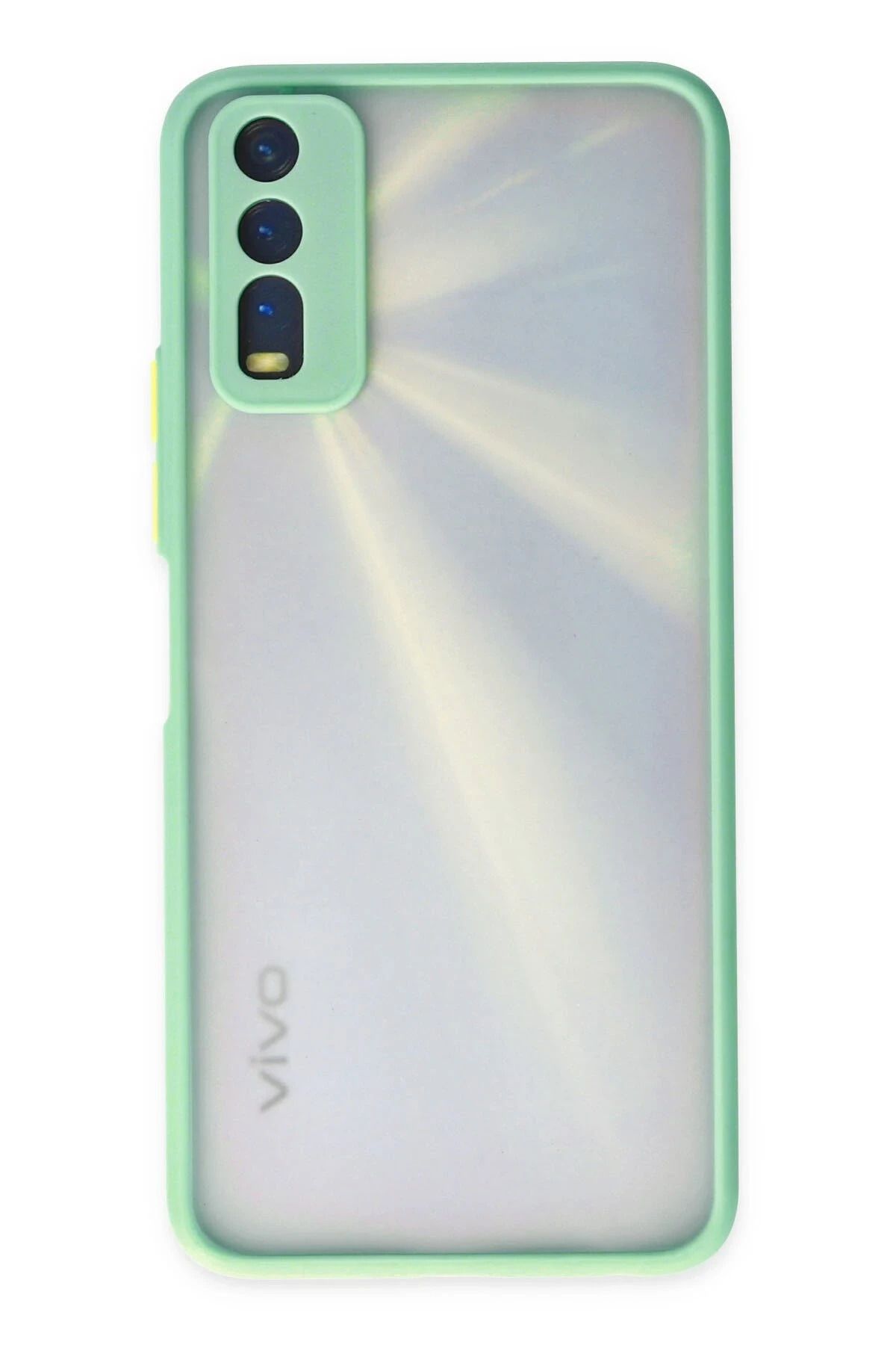 NewFace Vivo Y11S Kılıf Montreal Silikon Kapak - Turkuaz BSTMY